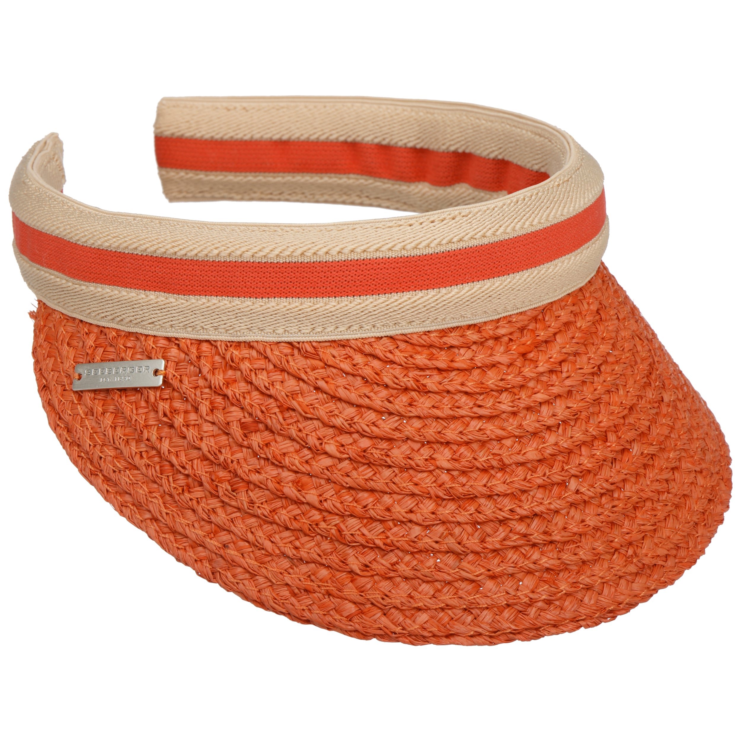 Raffia Sun Visor by Seeberger --\u003e Shop 