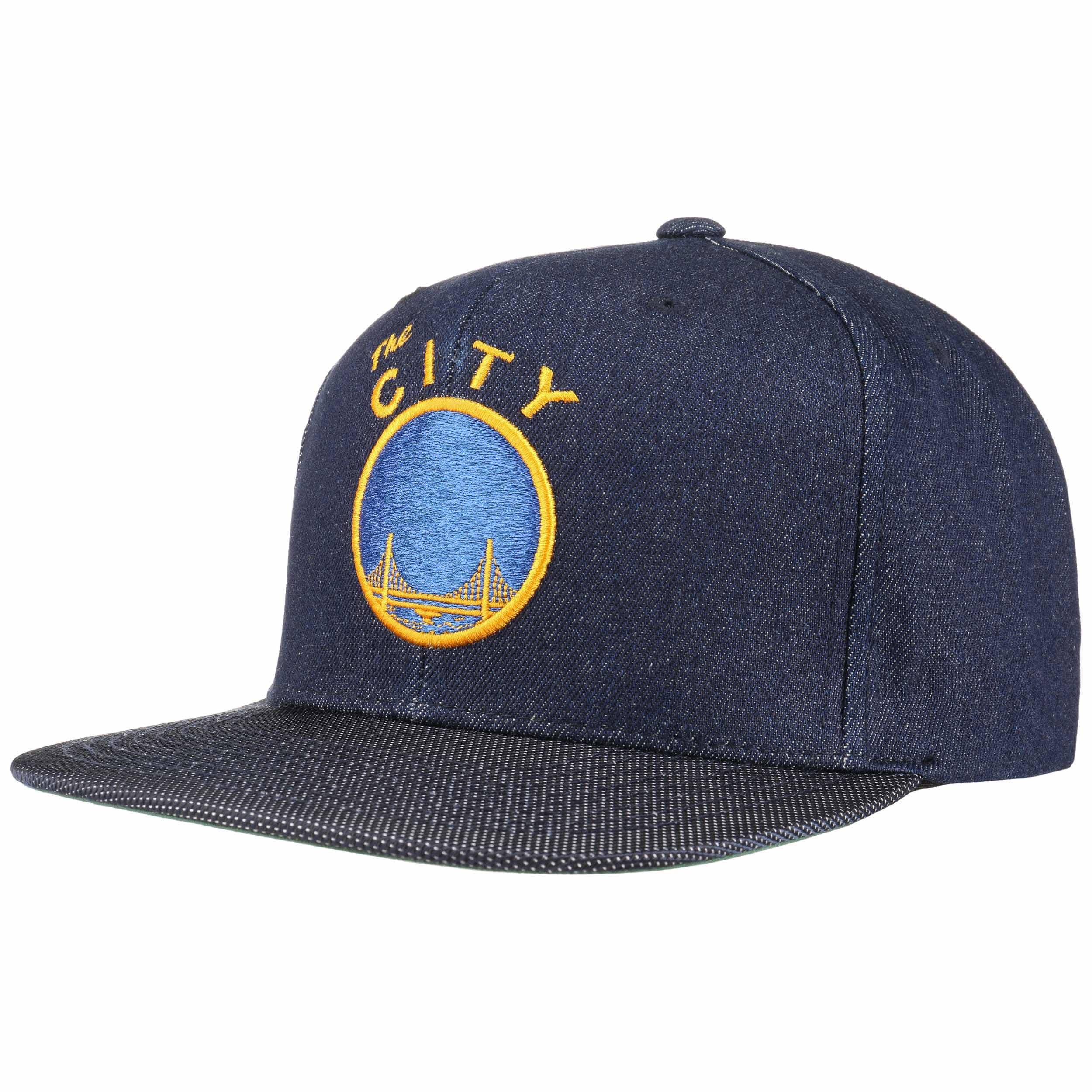 Raw Denim Warriors Cap by Mitchell Ness 31 95