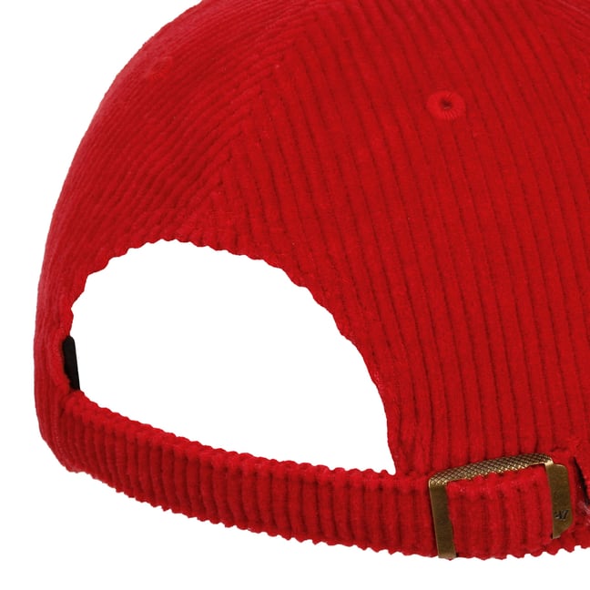 47 Brand Clean Up Curved V Relax Fit Cap - Adjustable Red Baseball Hat