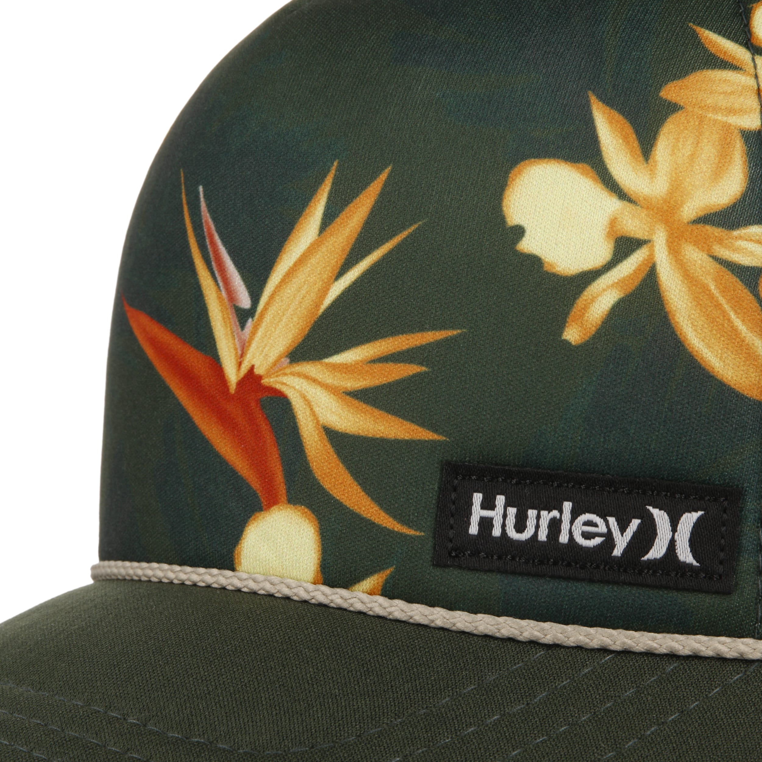 Hurley Damen Trucker Cap Mit Icon Logo | 5-Panel Mesh Hut Verstellbar