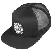 BRIXTON Cappellino Trucker Rival Stamp X MP, Nero, Visiera Riciclata, Taglia Regolabile Fino A 61 Cm