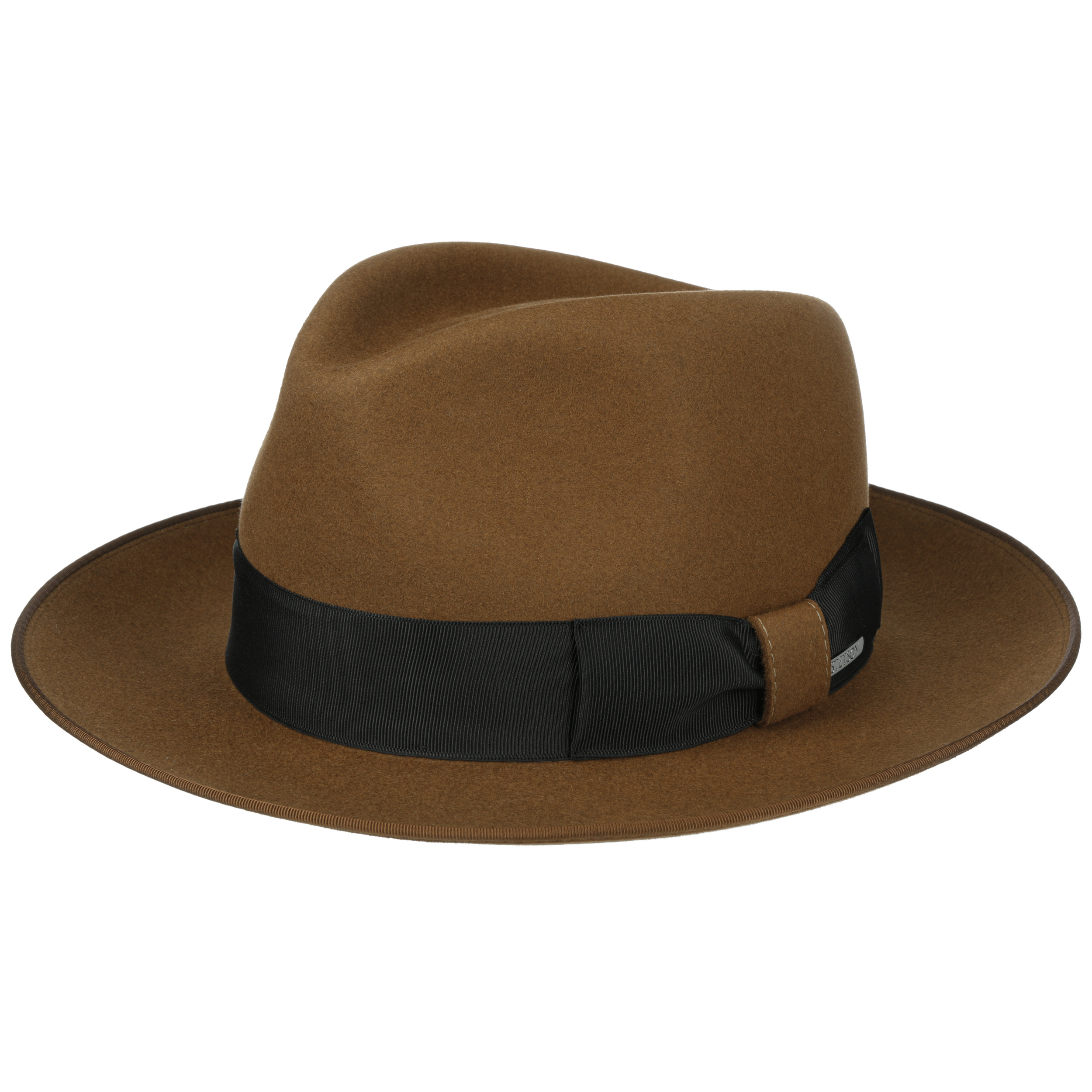 stetson brown felt hat