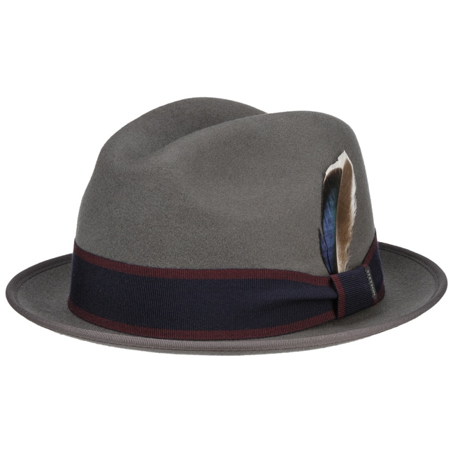 Hand Felted Wool Hat Trilby Fedora Men Women Unisex