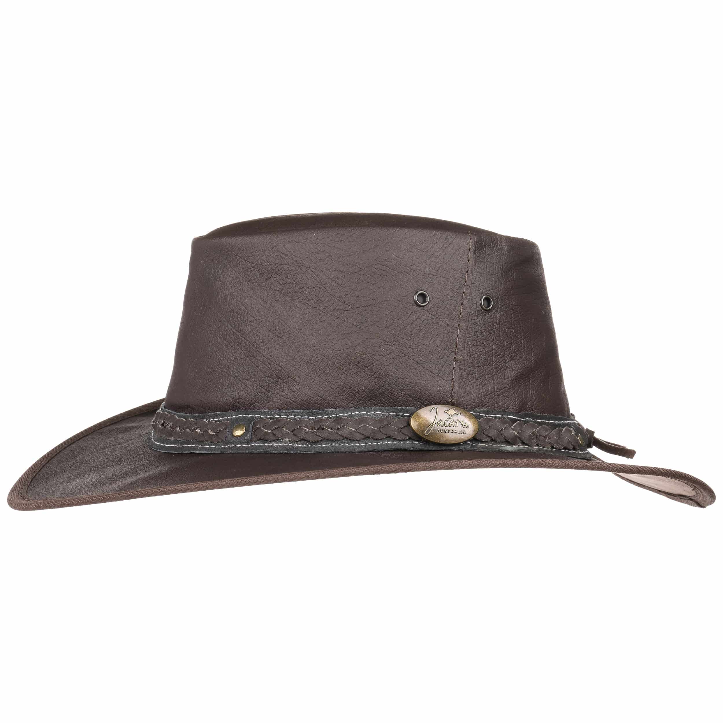 Roo Nomad Leather Hat by Jacaru --> Shop Hats, Beanies & Caps online ...