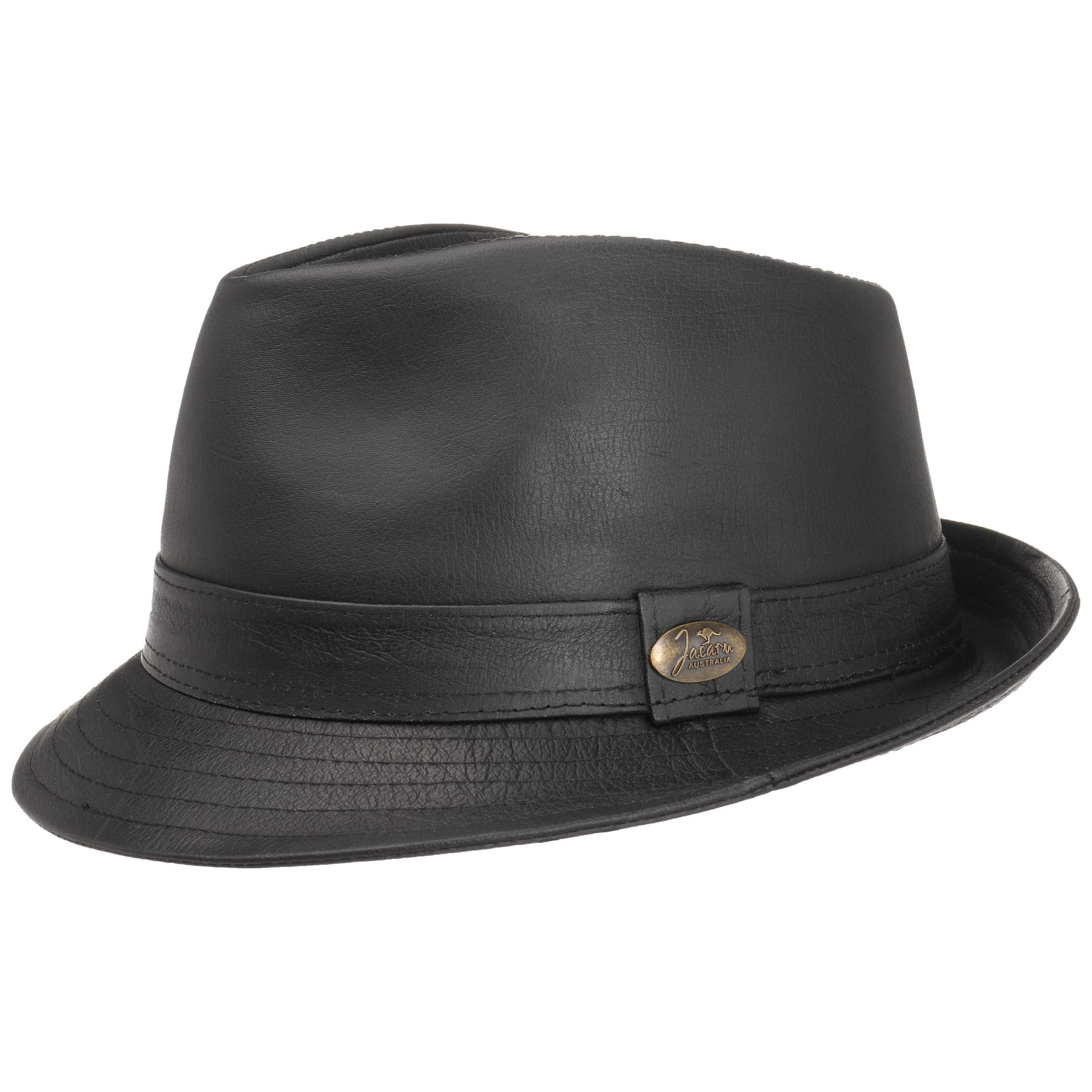 Roo Trilby Leather Hat by Jacaru - 155,95 €