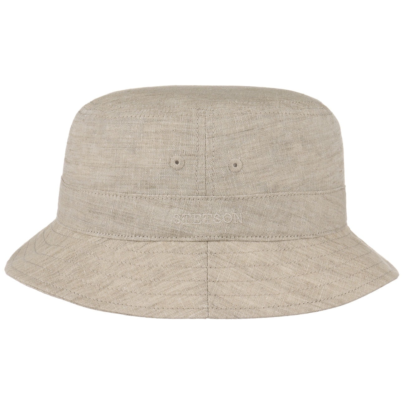 mens linen bucket hat