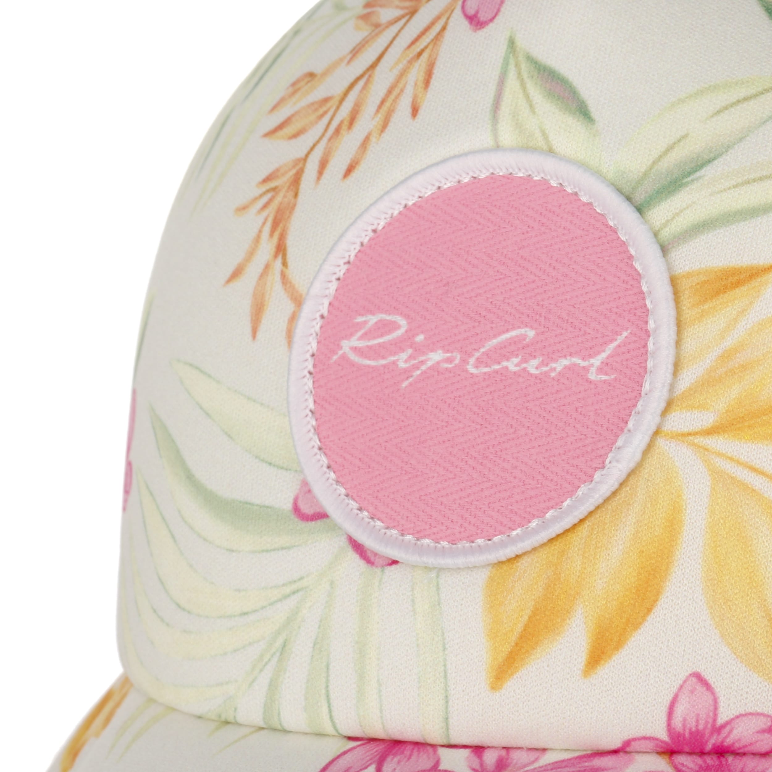 Round Logo Flower Trucker Cap by Rip Curl --> Shop Hats
