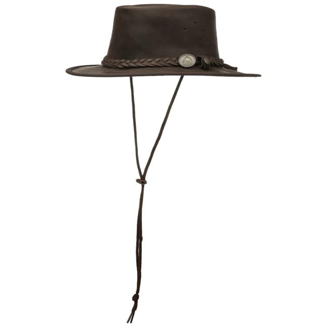 Saddler Traveller Leather Hat by 