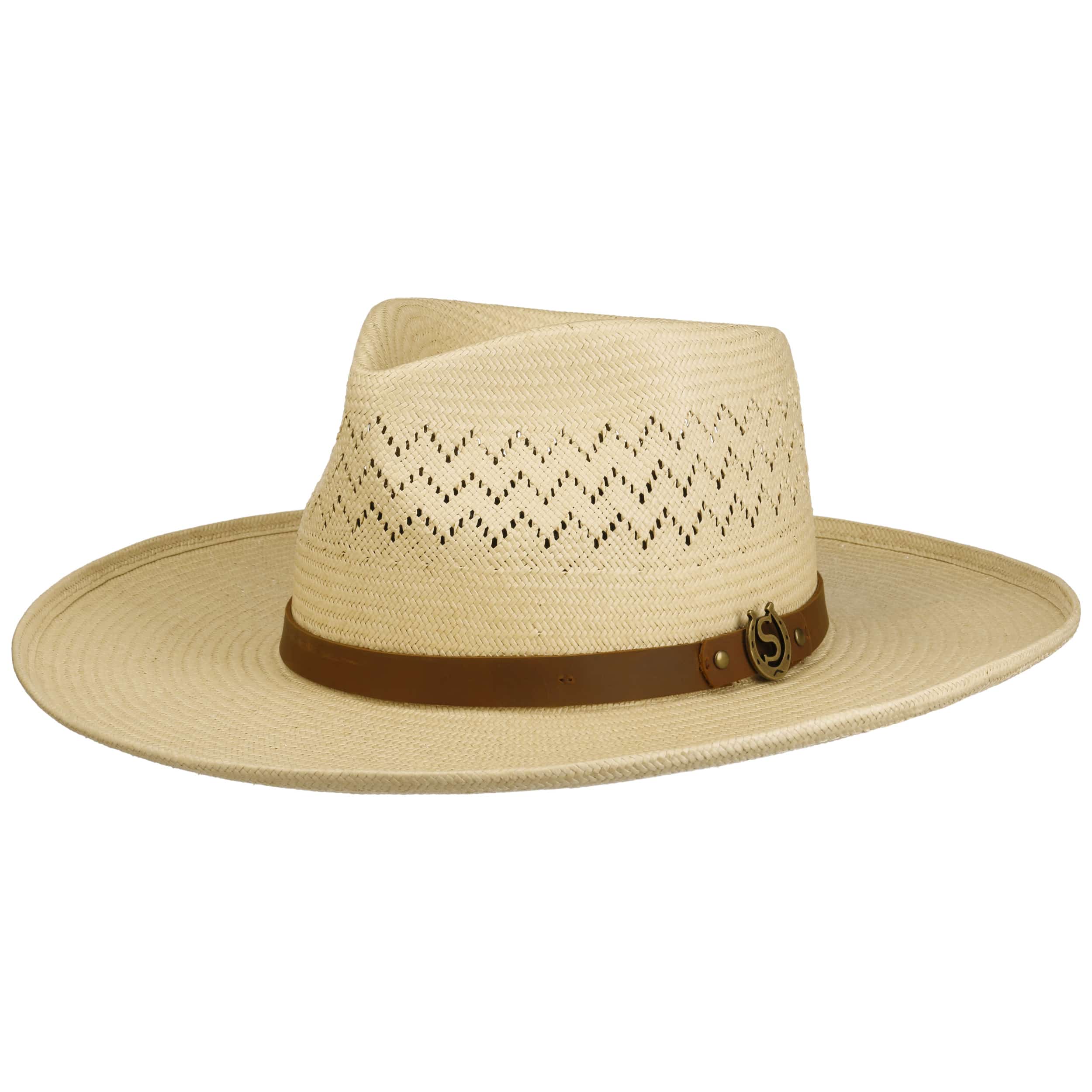 gold ゴールド Woodstock Cap Tyler toyo Salcott Outdoor Toyo Straw Hat by Stetson - 124,95 €