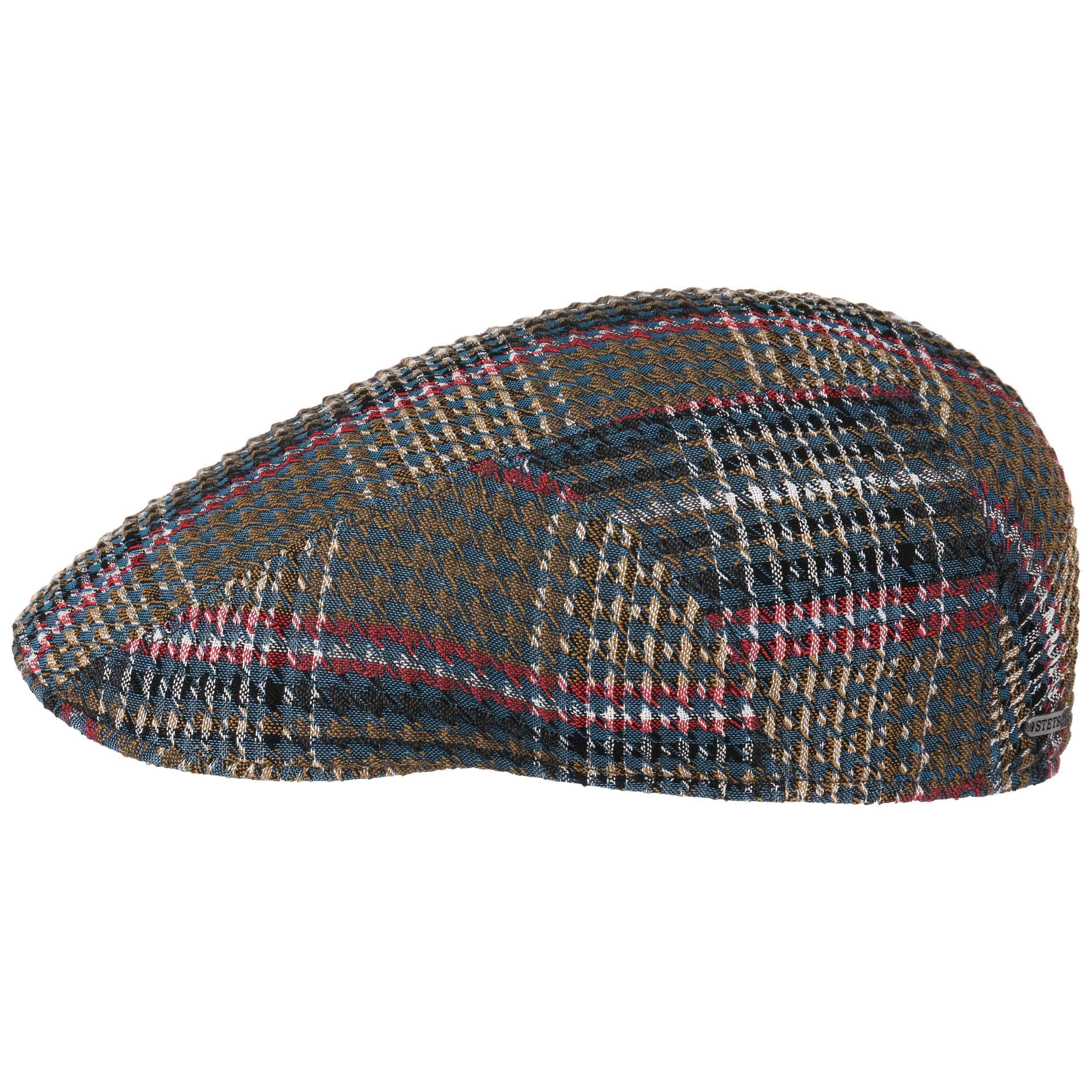 seersucker flat cap