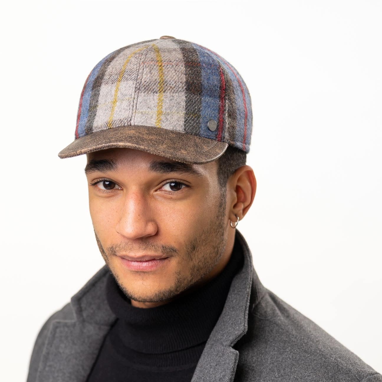 wool cap with ear flaps