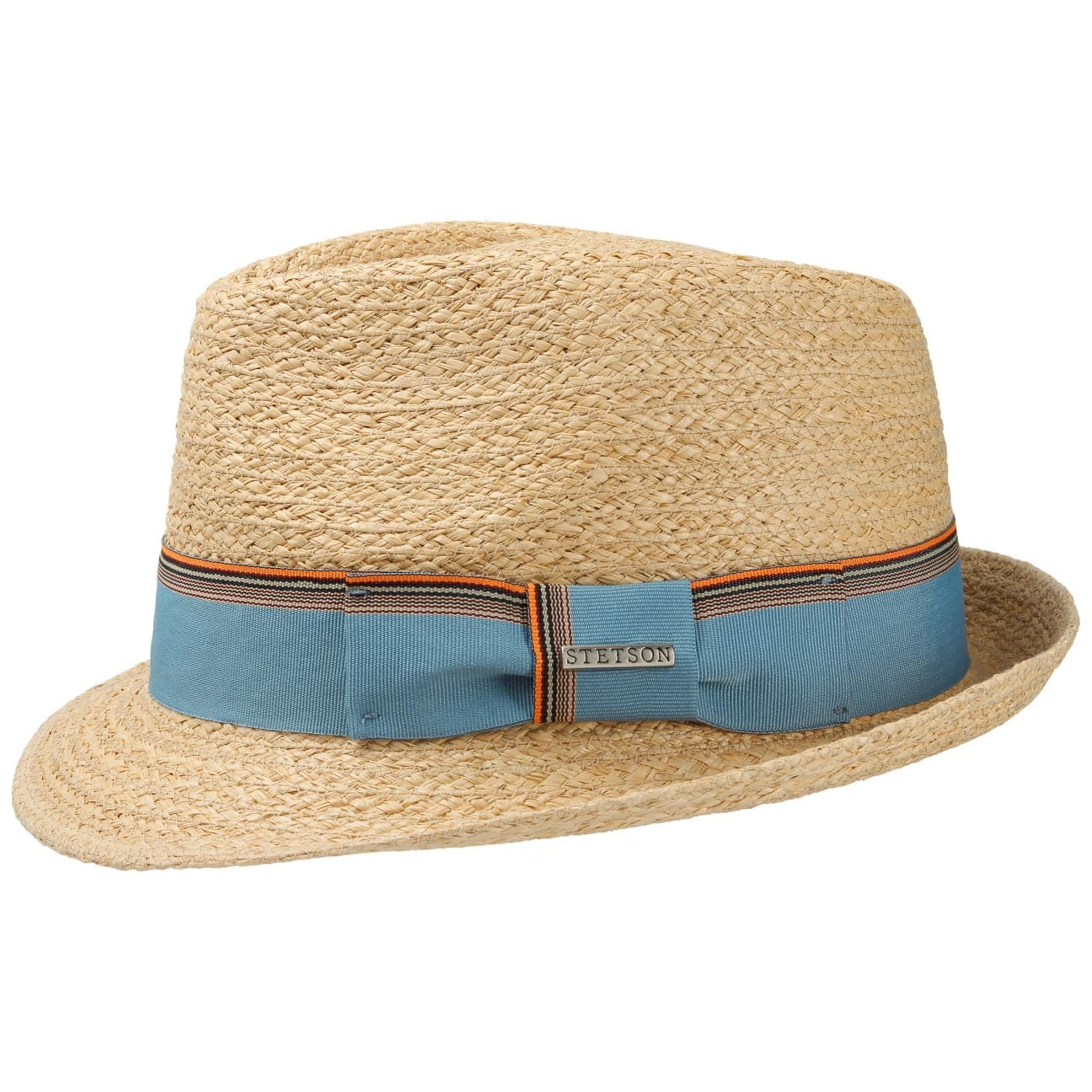 Sidney Raffia Straw Trilby Hat by 