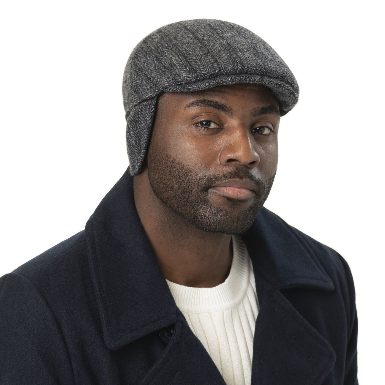 Sidney Wool Flat Cap with Ear Flaps by Mayser Shop Hats Beanies Caps online Hatshopping