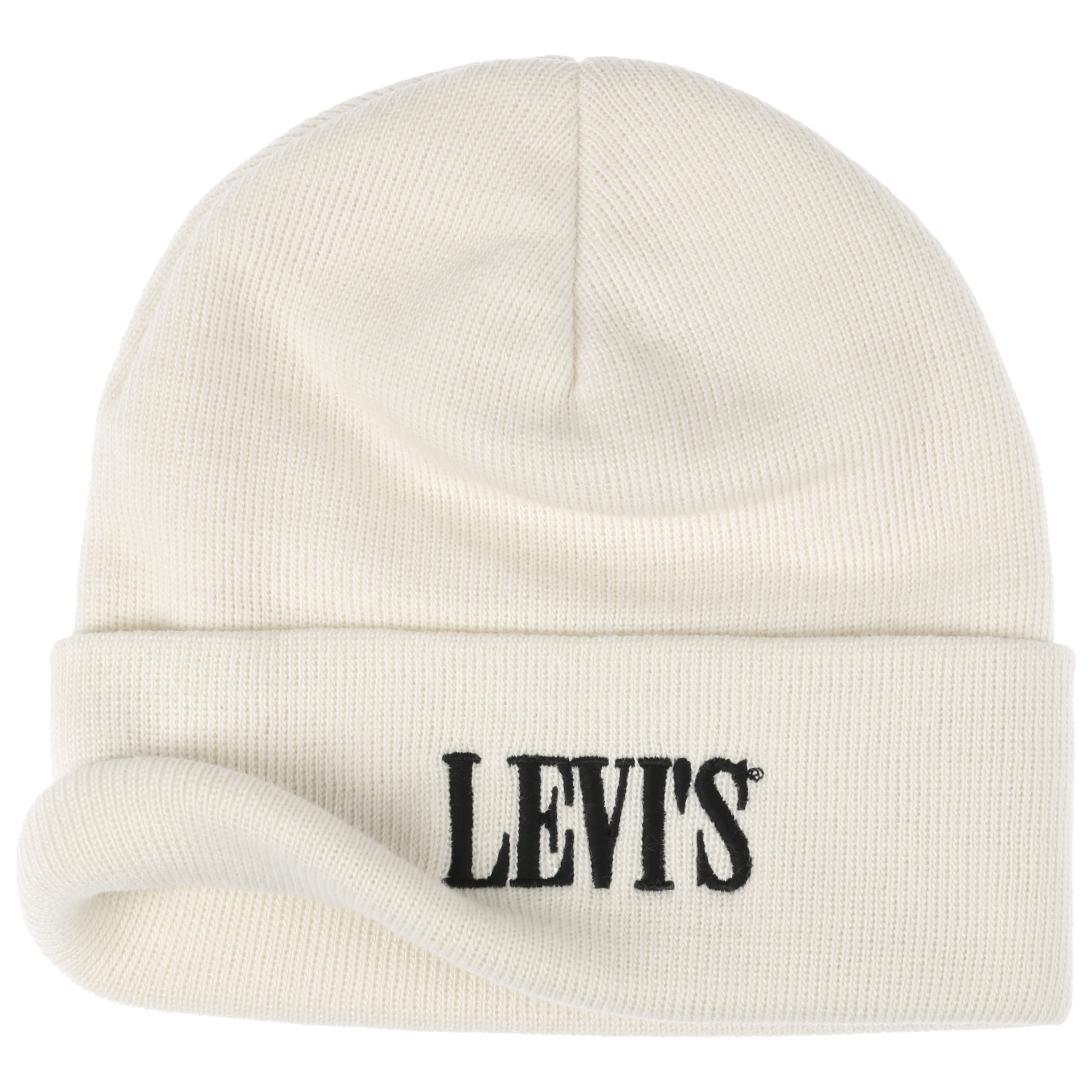 white levis beanie