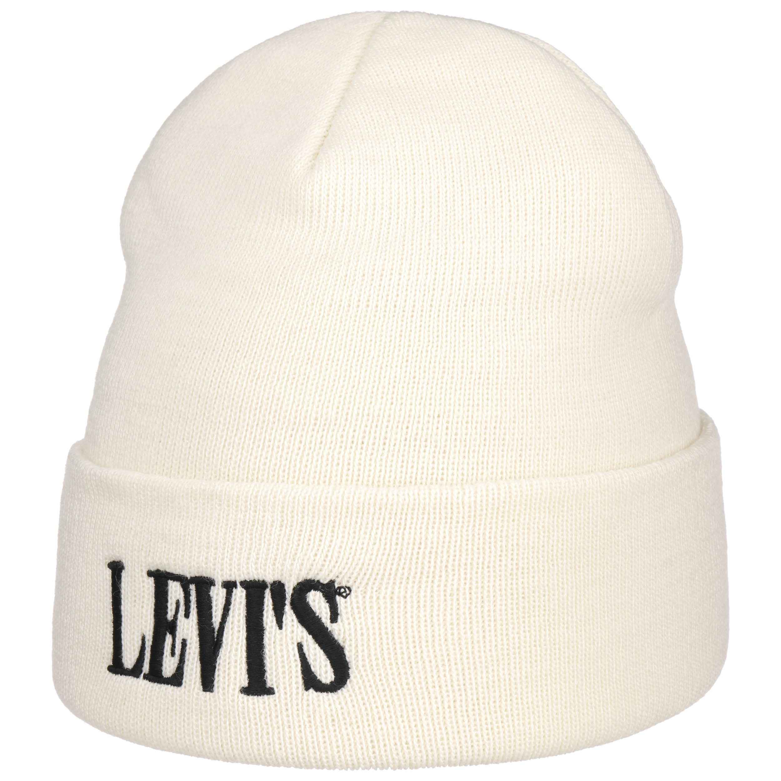 levi's smaller serif logo beanie