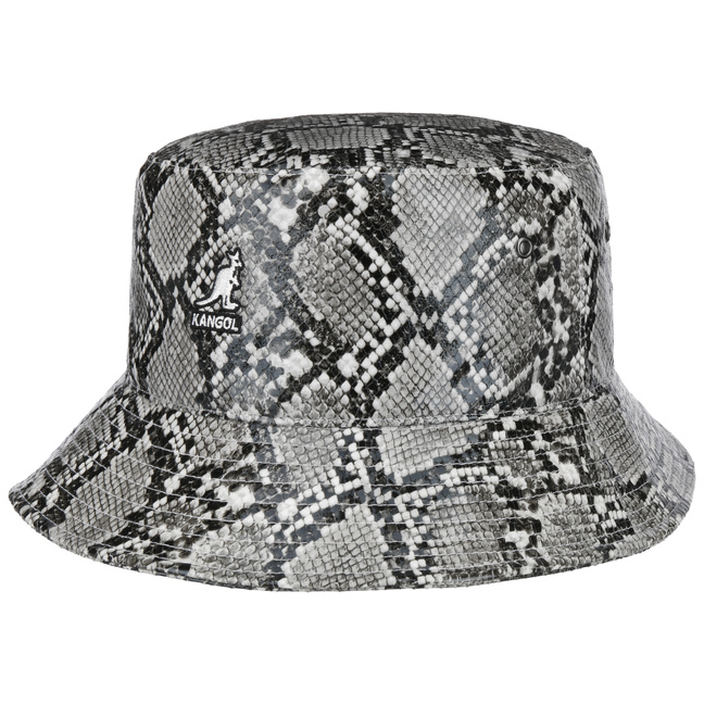 snakeskin bucket hat