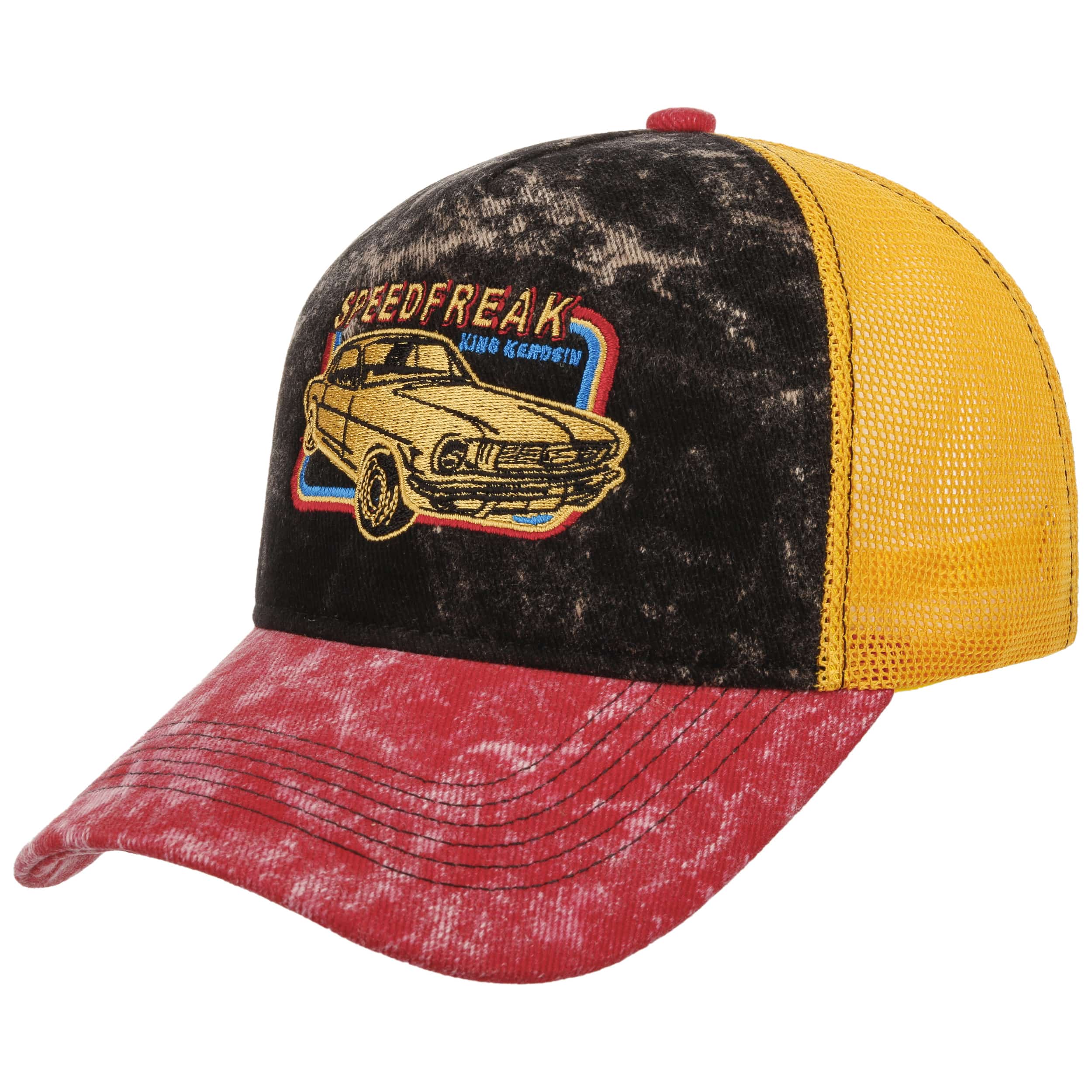 キャップ LORES Smoke Trucker Cap SA029 New Era Tech Ripstop Trucker Los Angeles Dodgers Cap - grey
