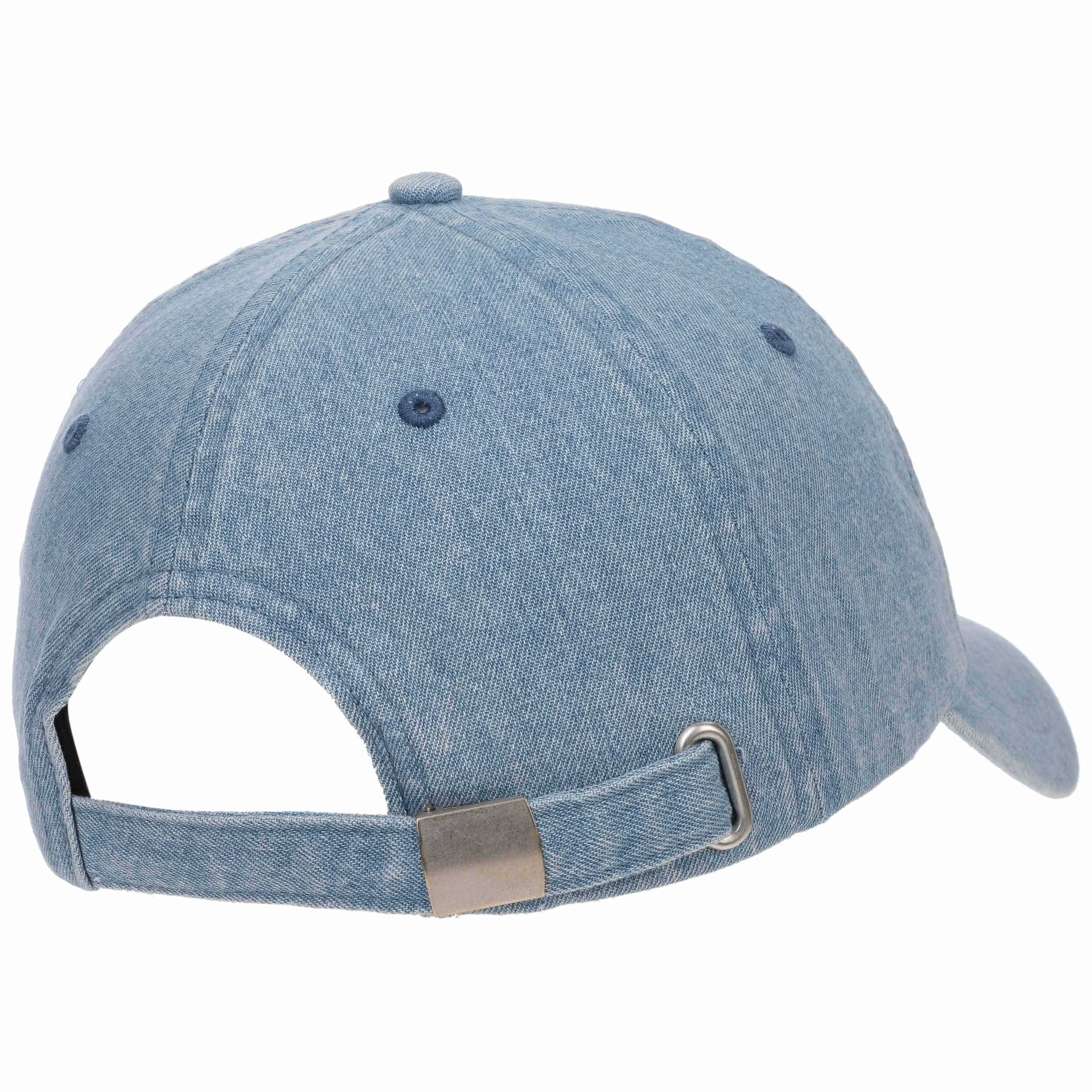 Stacked Denim Strapback Cap by 