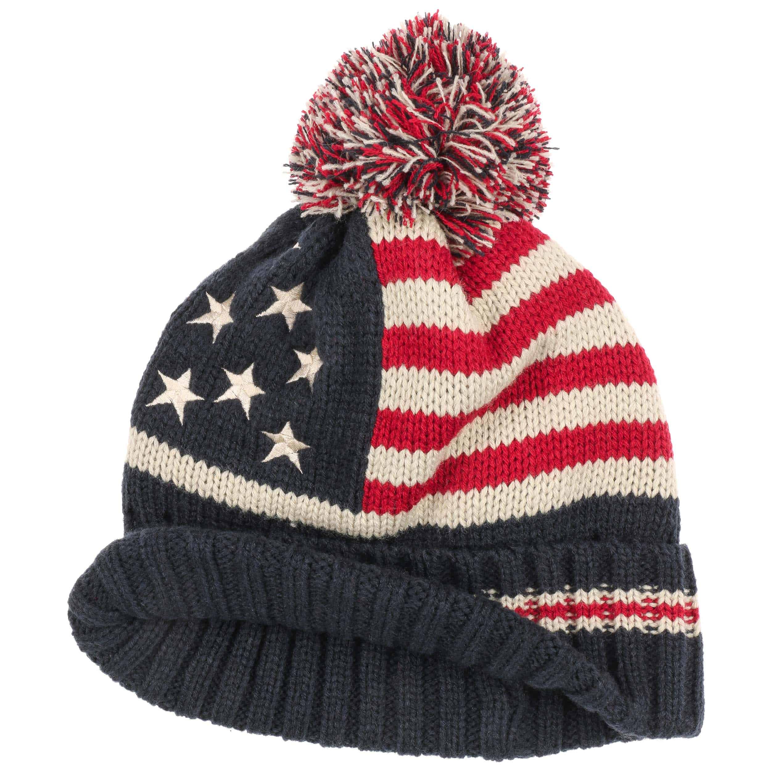 Stars and Stripes Pompom Hat by McBURN - 19,95