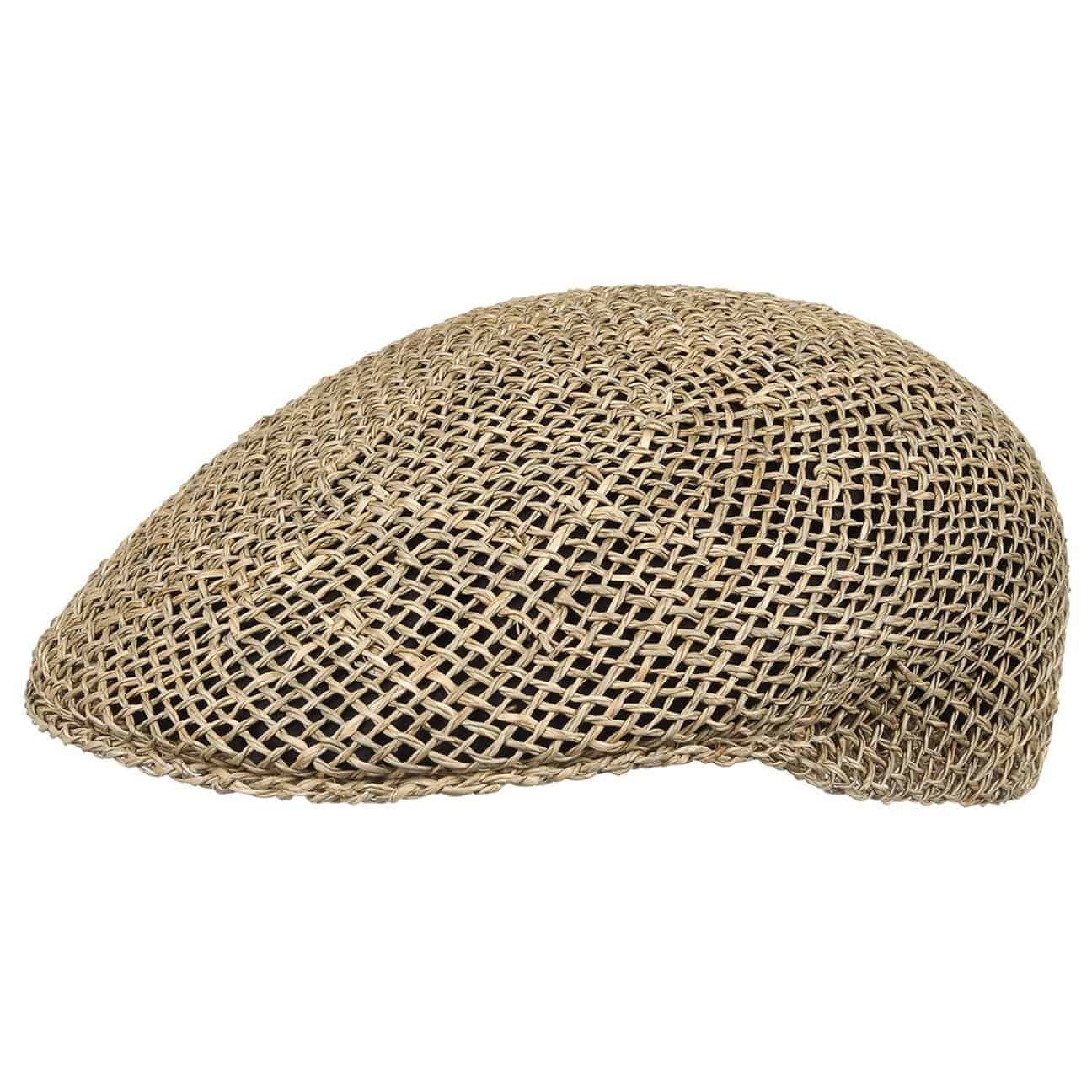 mens straw flat caps