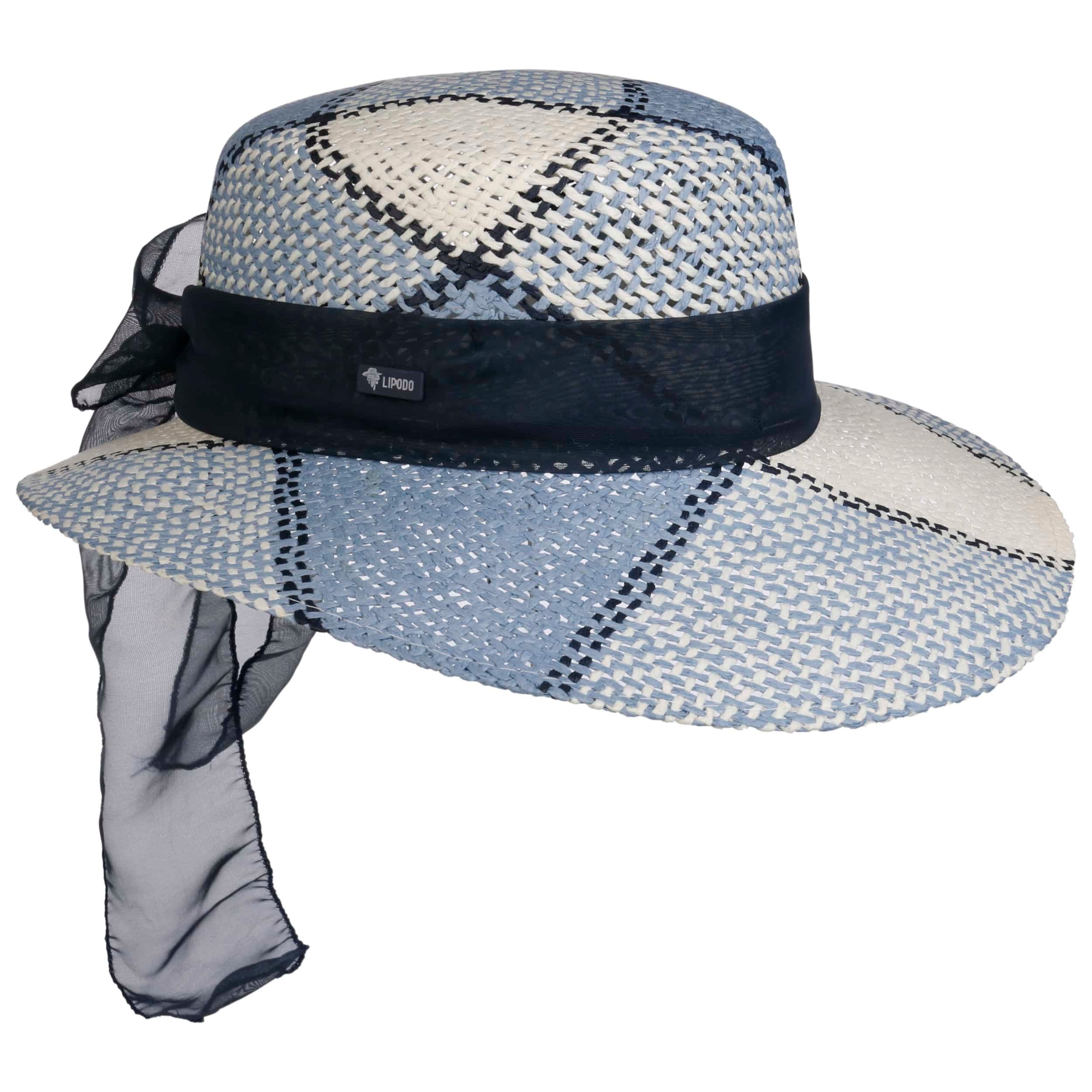 Straw Hat with Cloth Band by Lierys 
