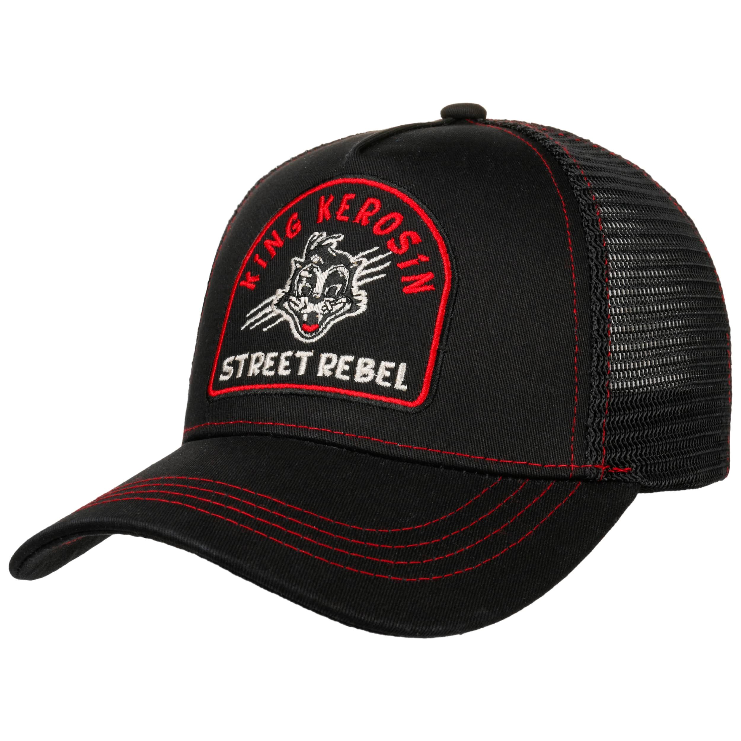 King Kerosin California Denim Trucker Cap Unisex – Blu Scuro