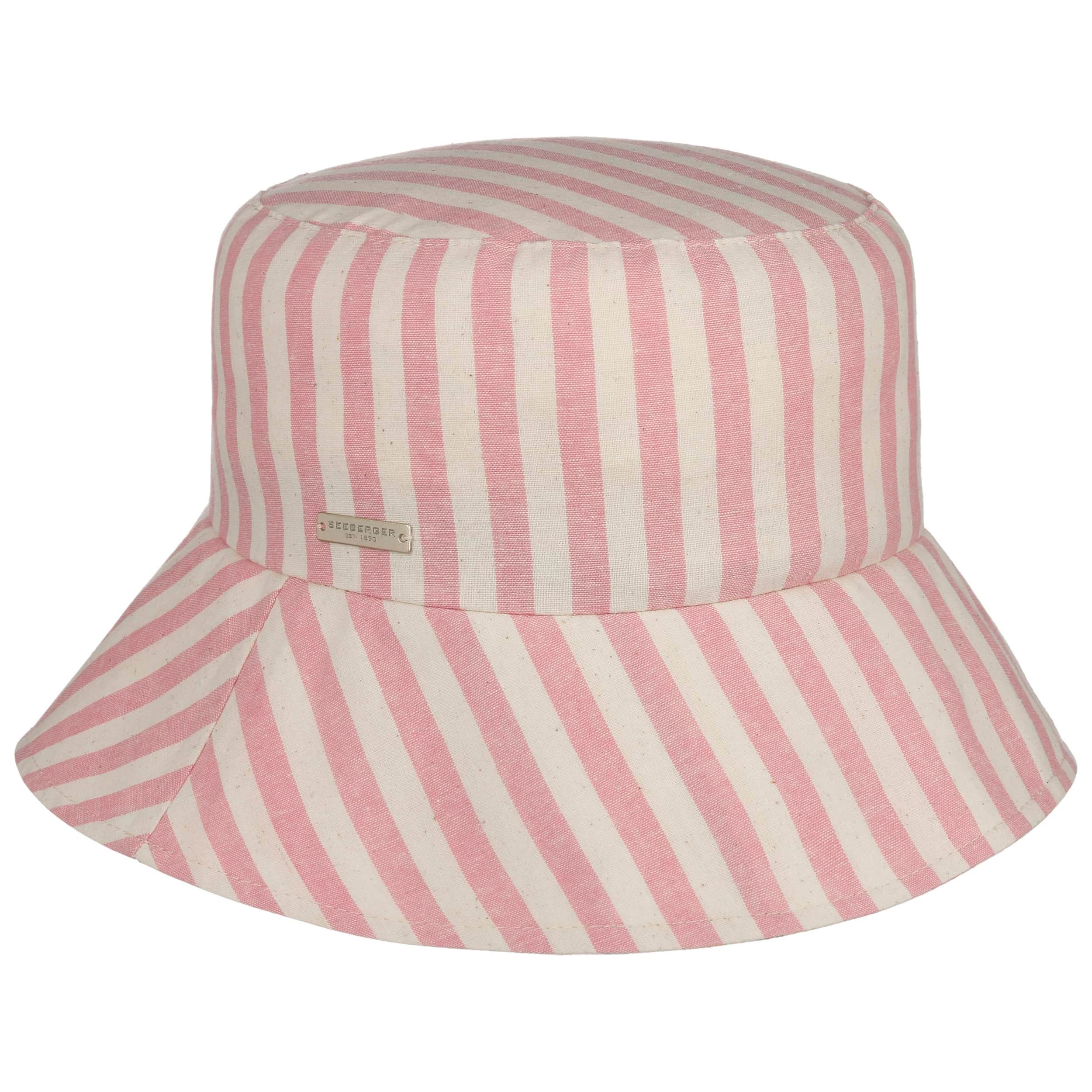 Stripe Bucket Cotton Hat by Seeberger - 49,95 €