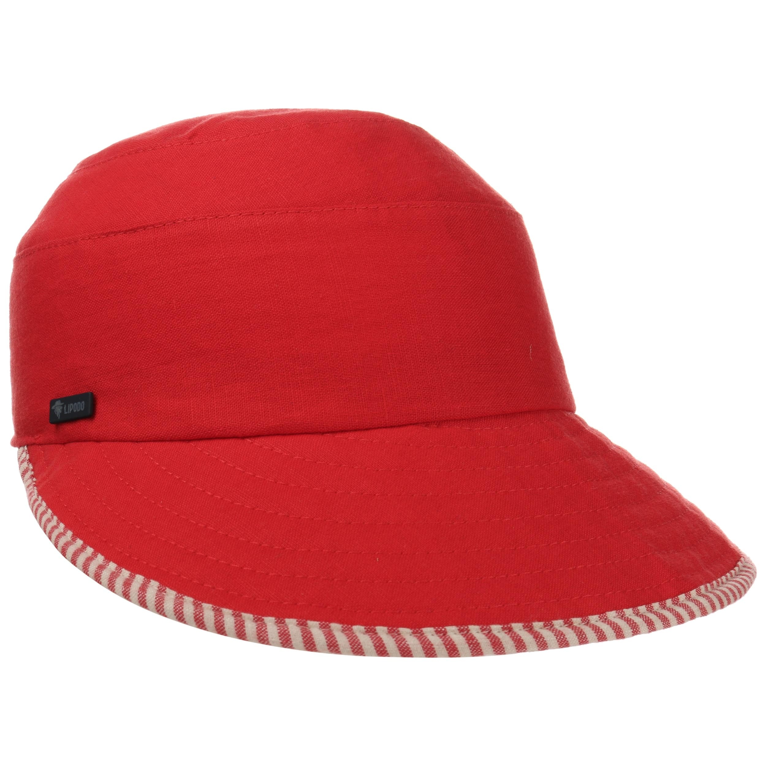Striped Piping Cloth Cap by Lipodo 