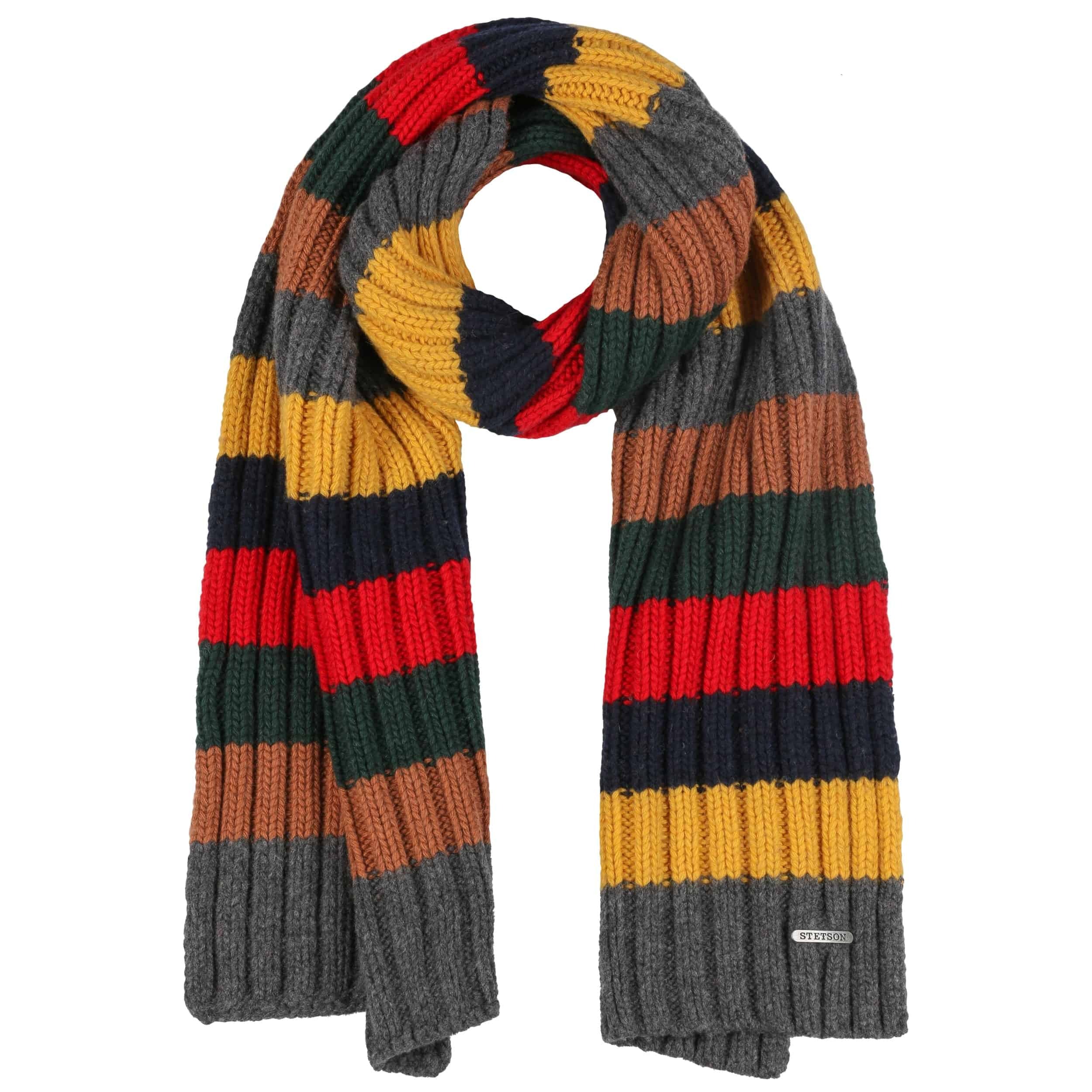 Stripes Scarf with Cashmere by Stetson - 89,00