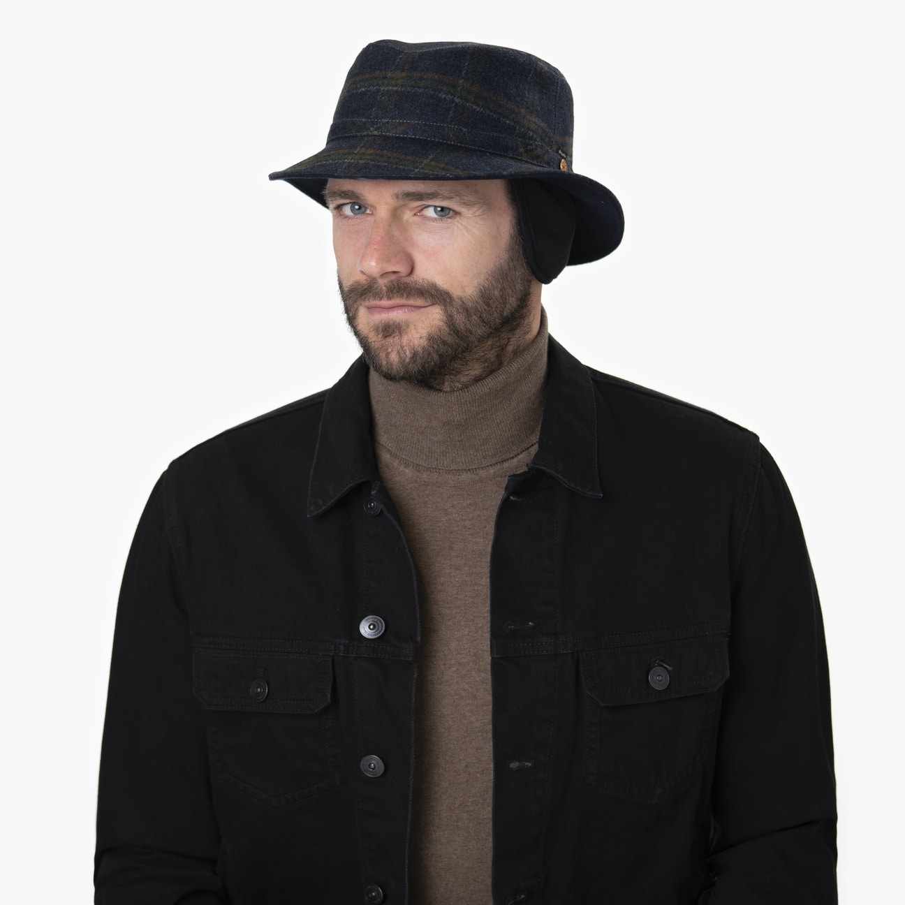 Stuart Blue Sympatex Hat with Ear Flaps by Mayser - 144,95 €