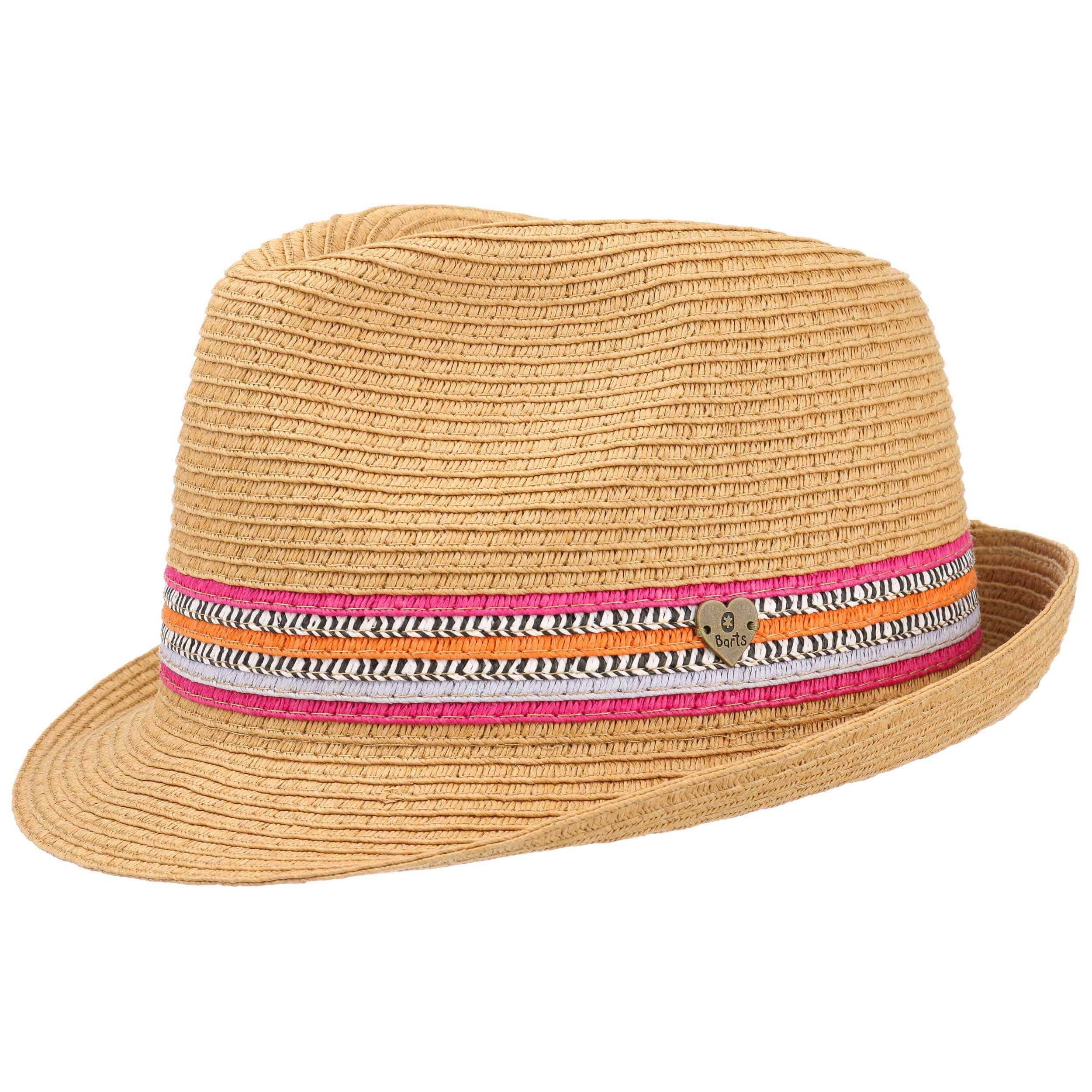 ladies straw trilby