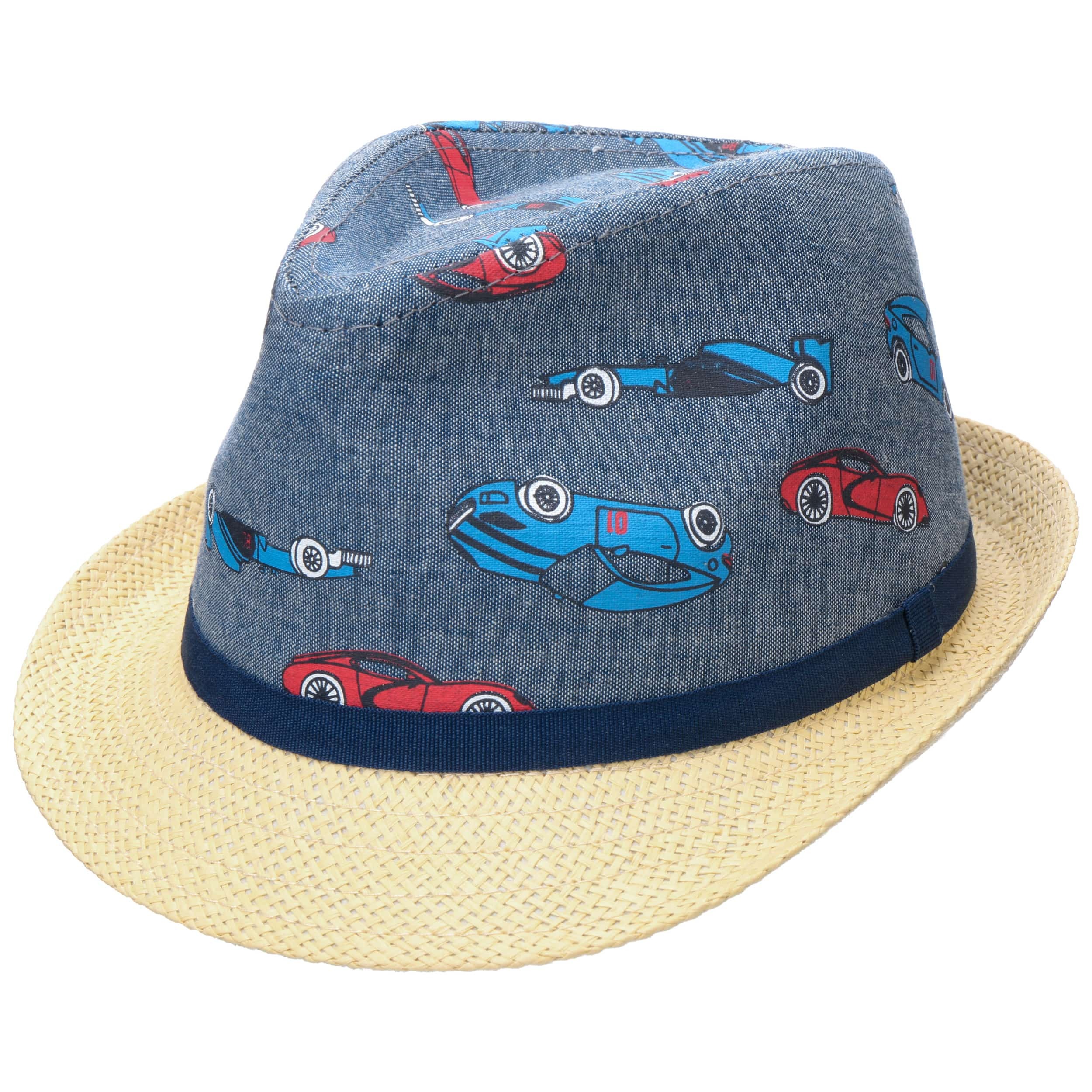 childrens straw trilby hat