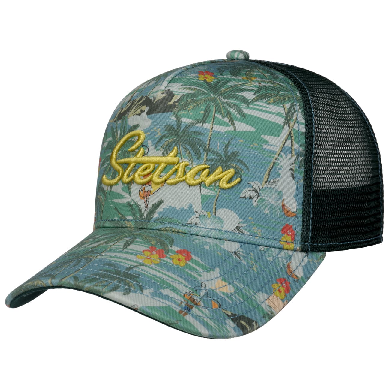 Surf Island Trucker Cap by Stetson --> Shop Hats, Beanies