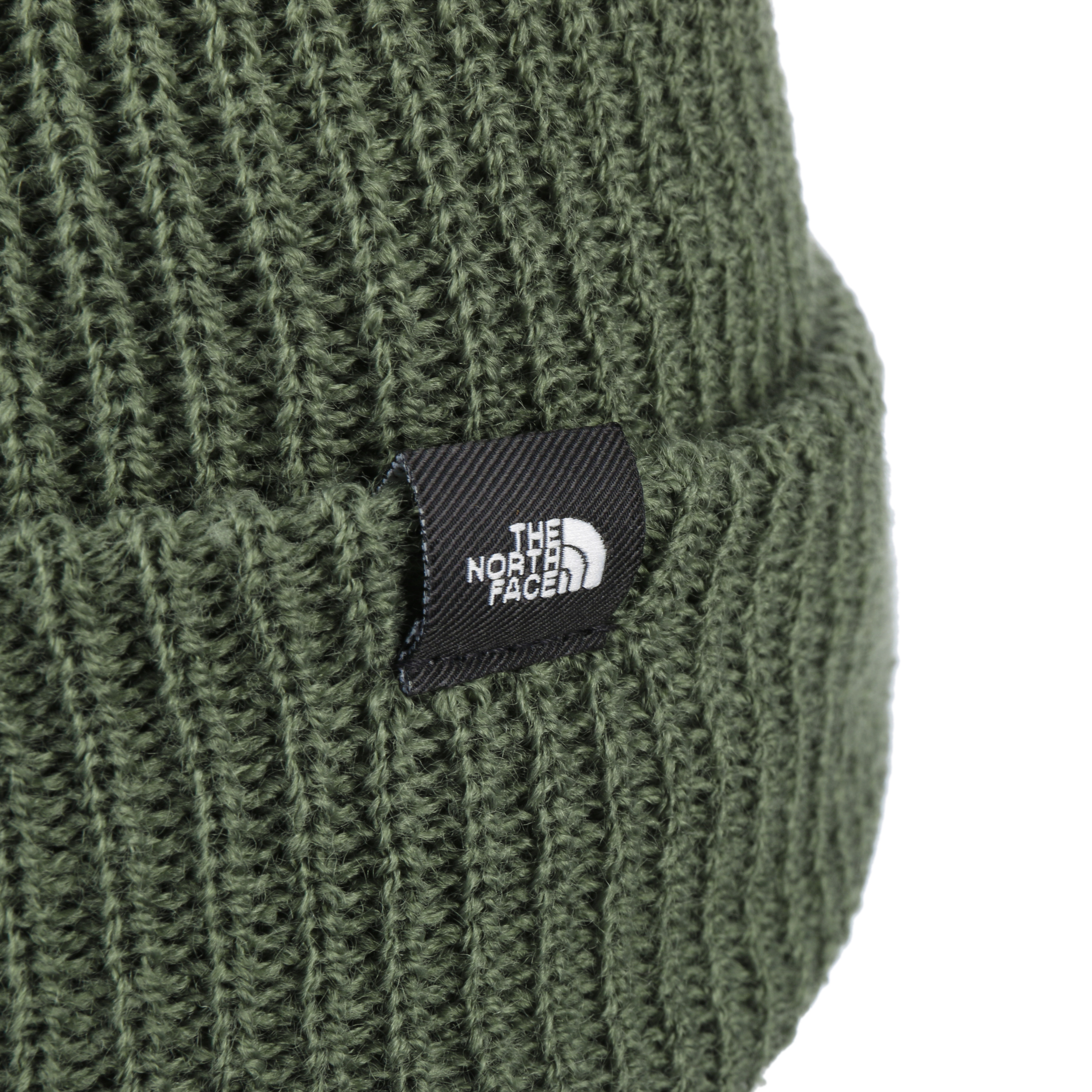 north face beanie hat green