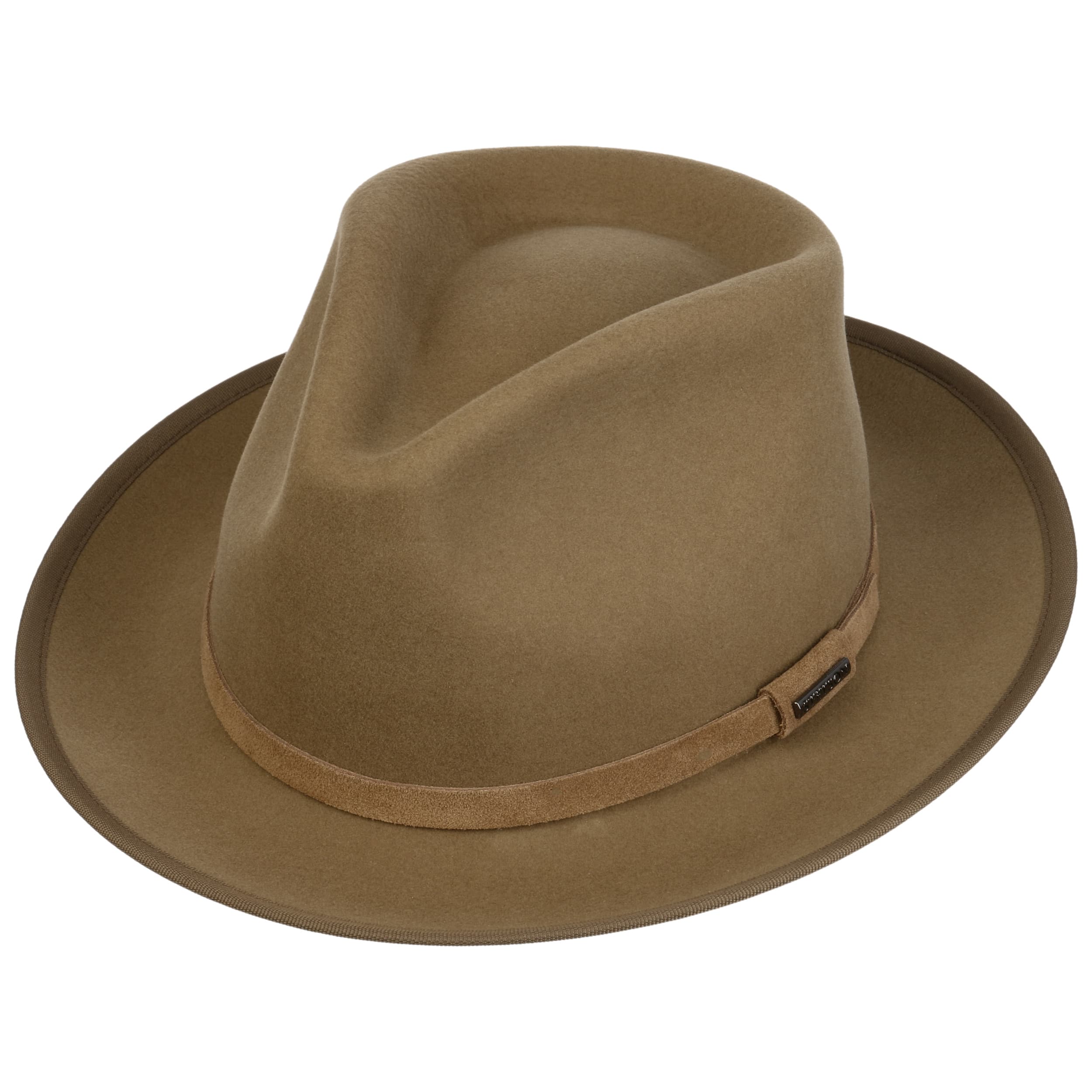 帽子 Stetson Felt Fedora Brown 58cm Temple Fedora | Stetson