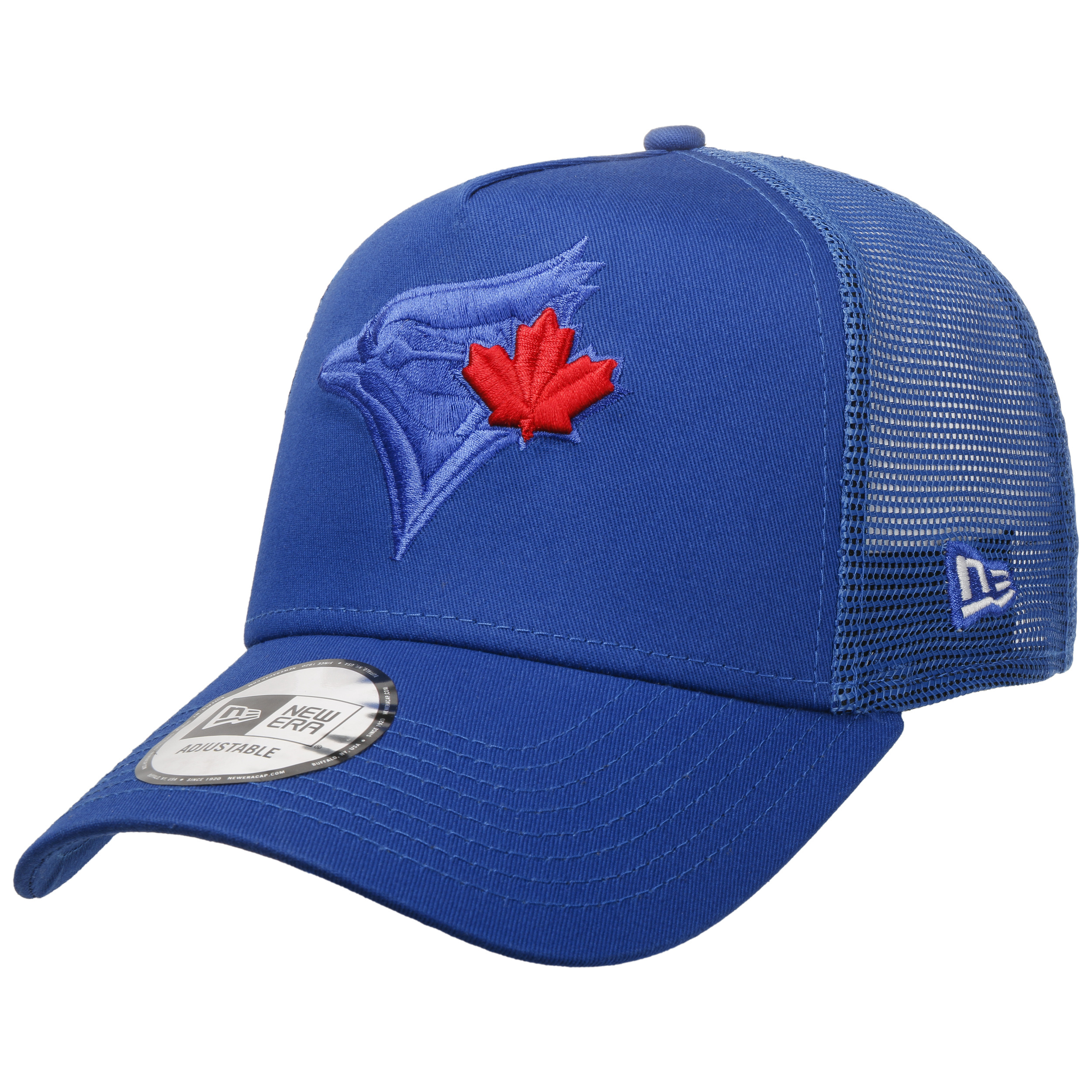 New Era Curved Brim 9FORTY The League Toronto Blue Jays MLB Blue Adjustable  Cap