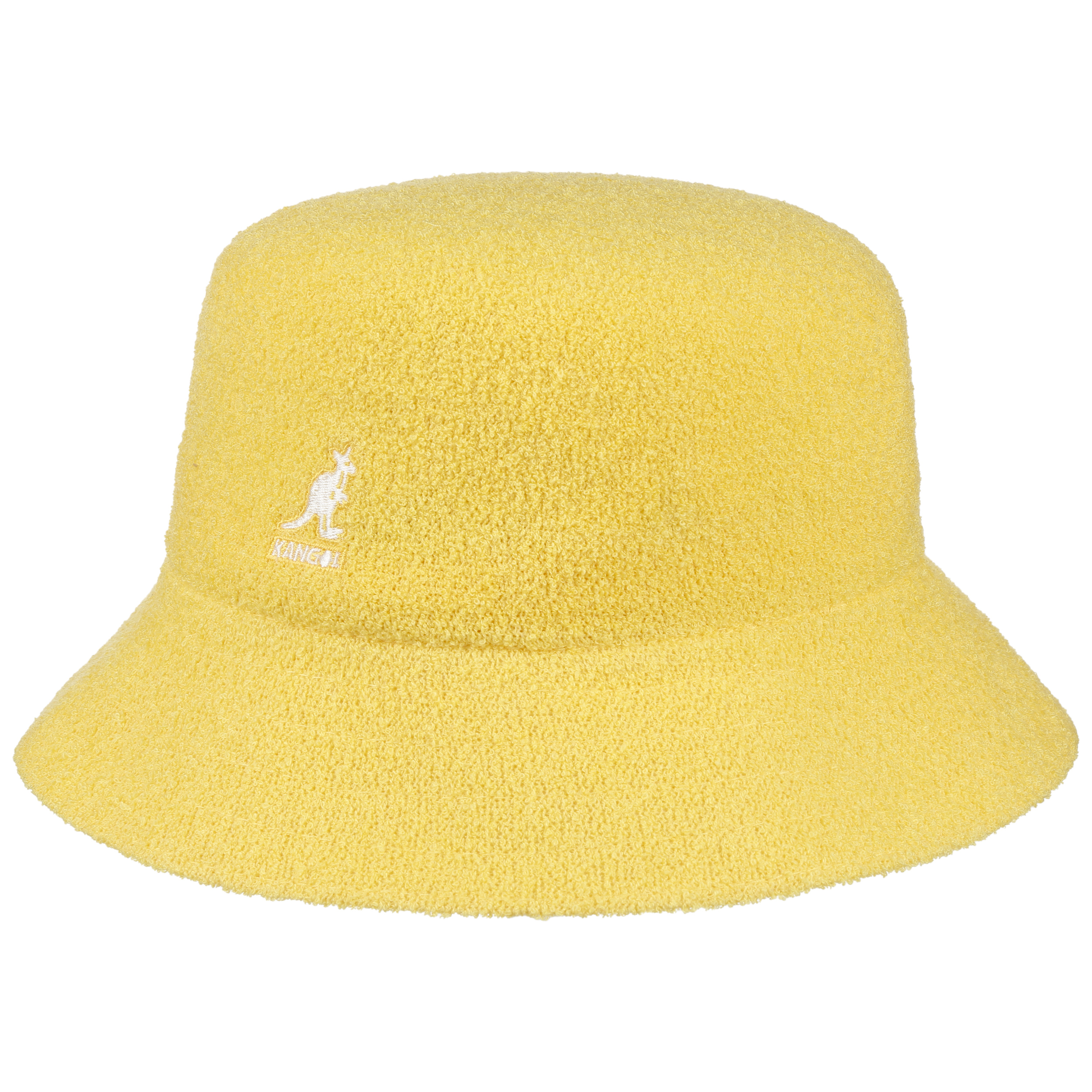 kangol yellow bucket hat