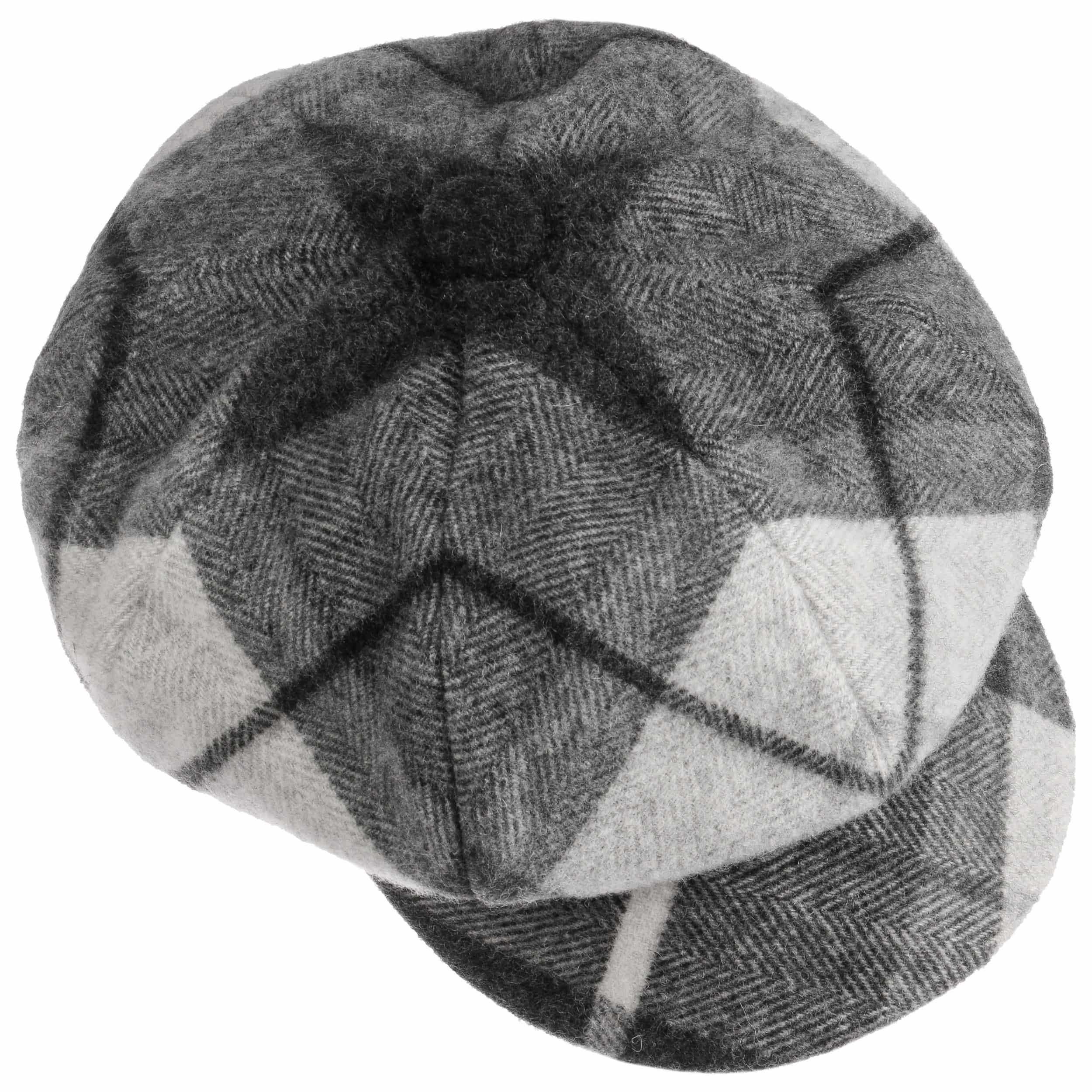 Tevere Checkered Newsboy Cap by McBURN - € 79,95