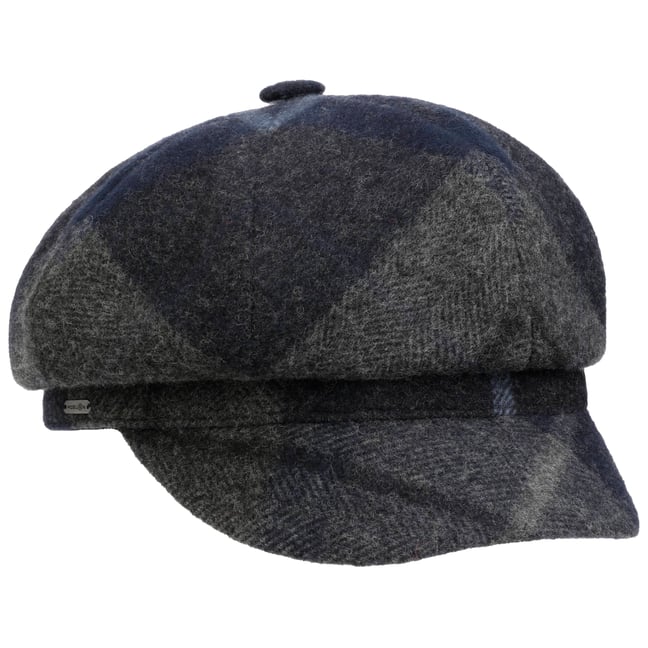 Tevere Checkered Newsboy Cap by McBURN 