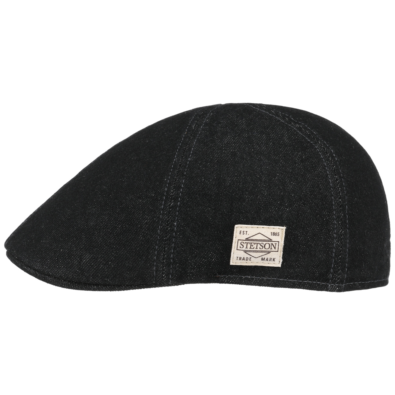 Texas Robust Denim Flat Cap by Stetson --> Shop Hats, Beanies