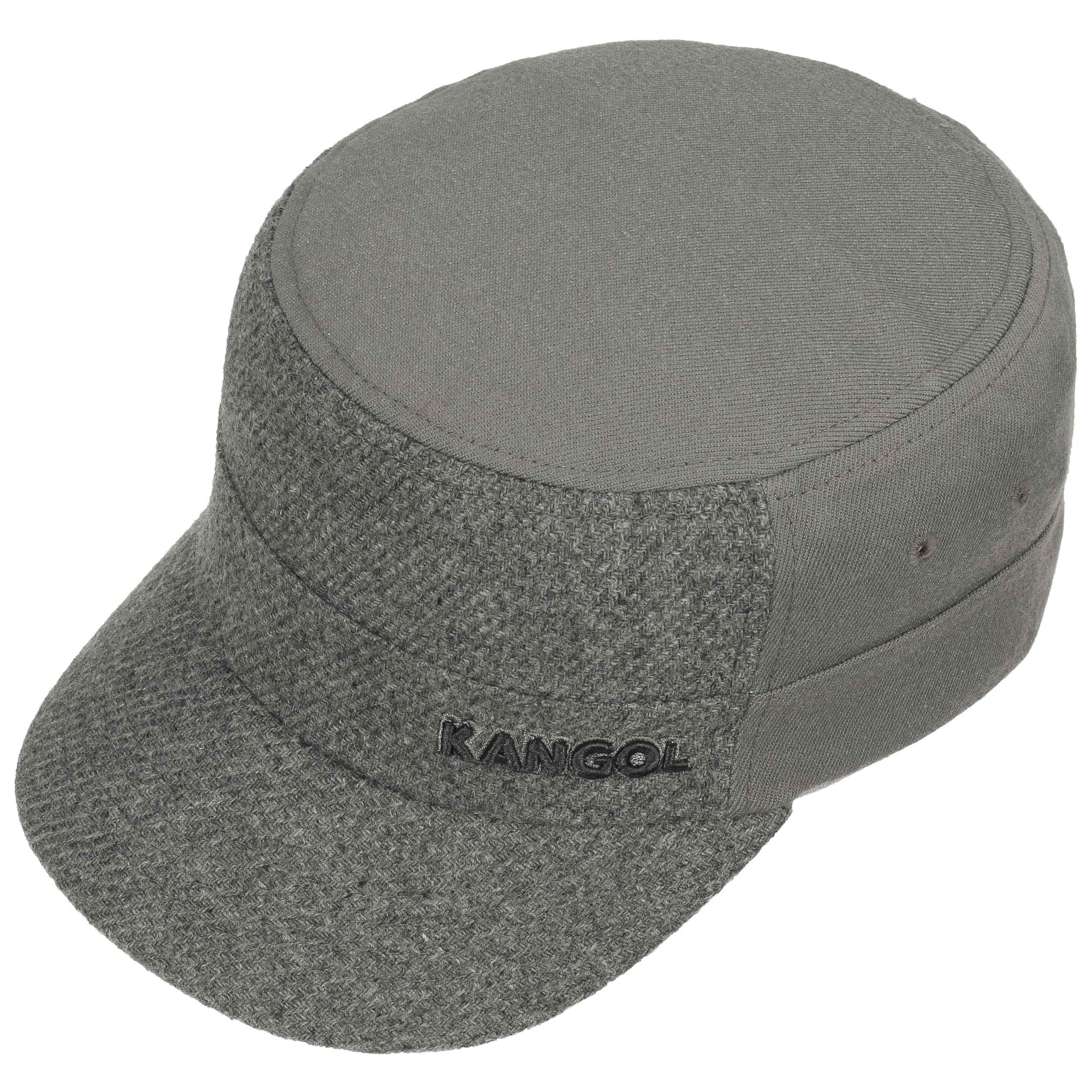 kangol textured wool army cap