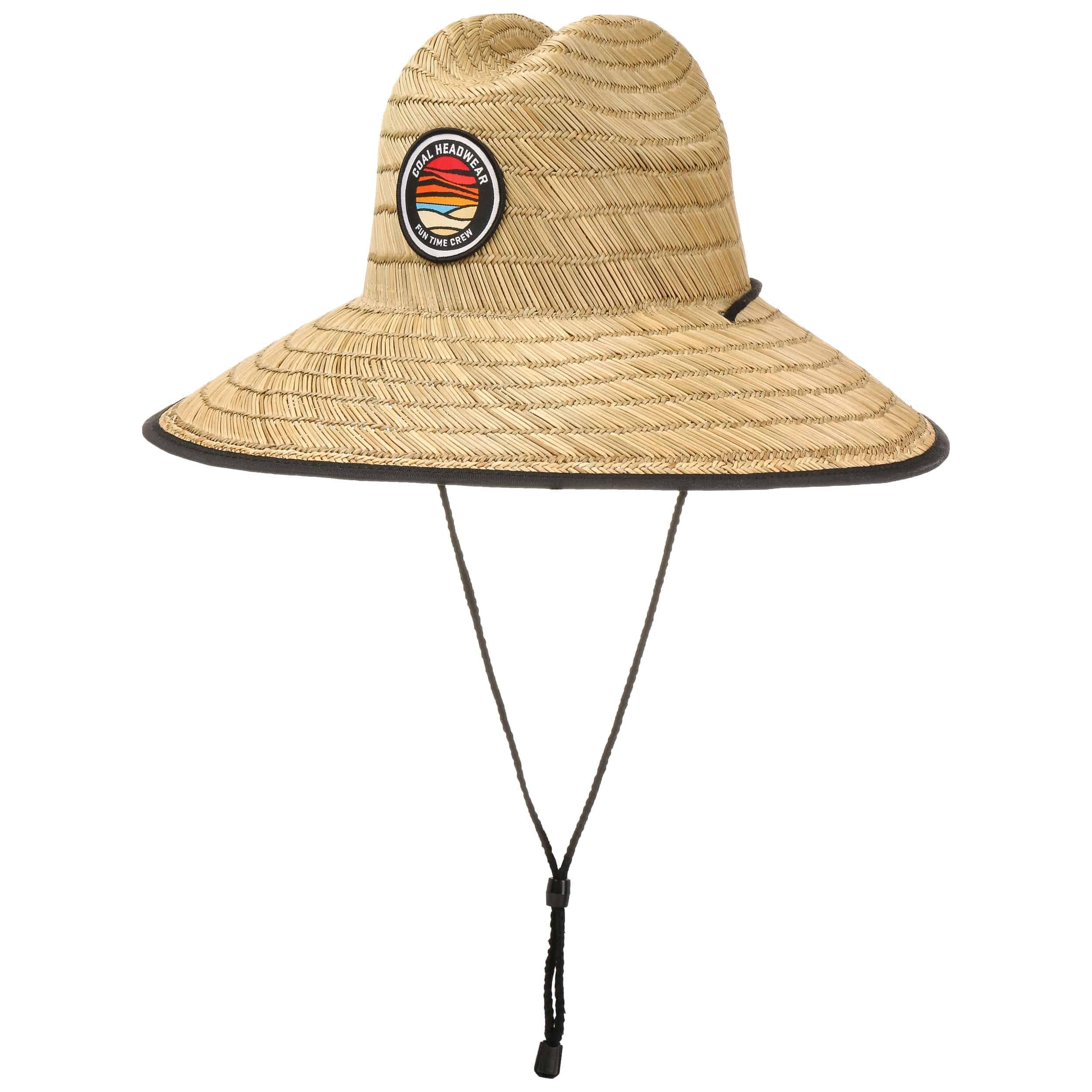 coal straw hat