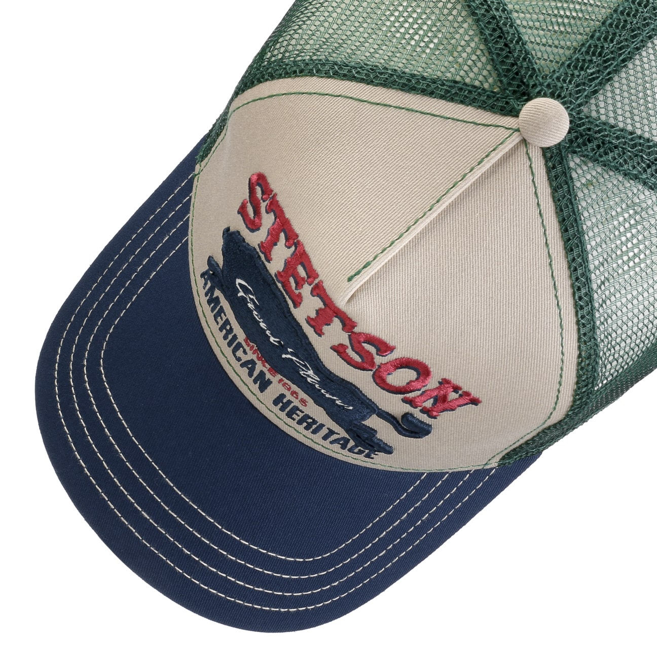 The Plains Trucker Cap by Stetson --> Shop Hats, Beanies & Caps online ▷  Hatshopping | Baseball Caps