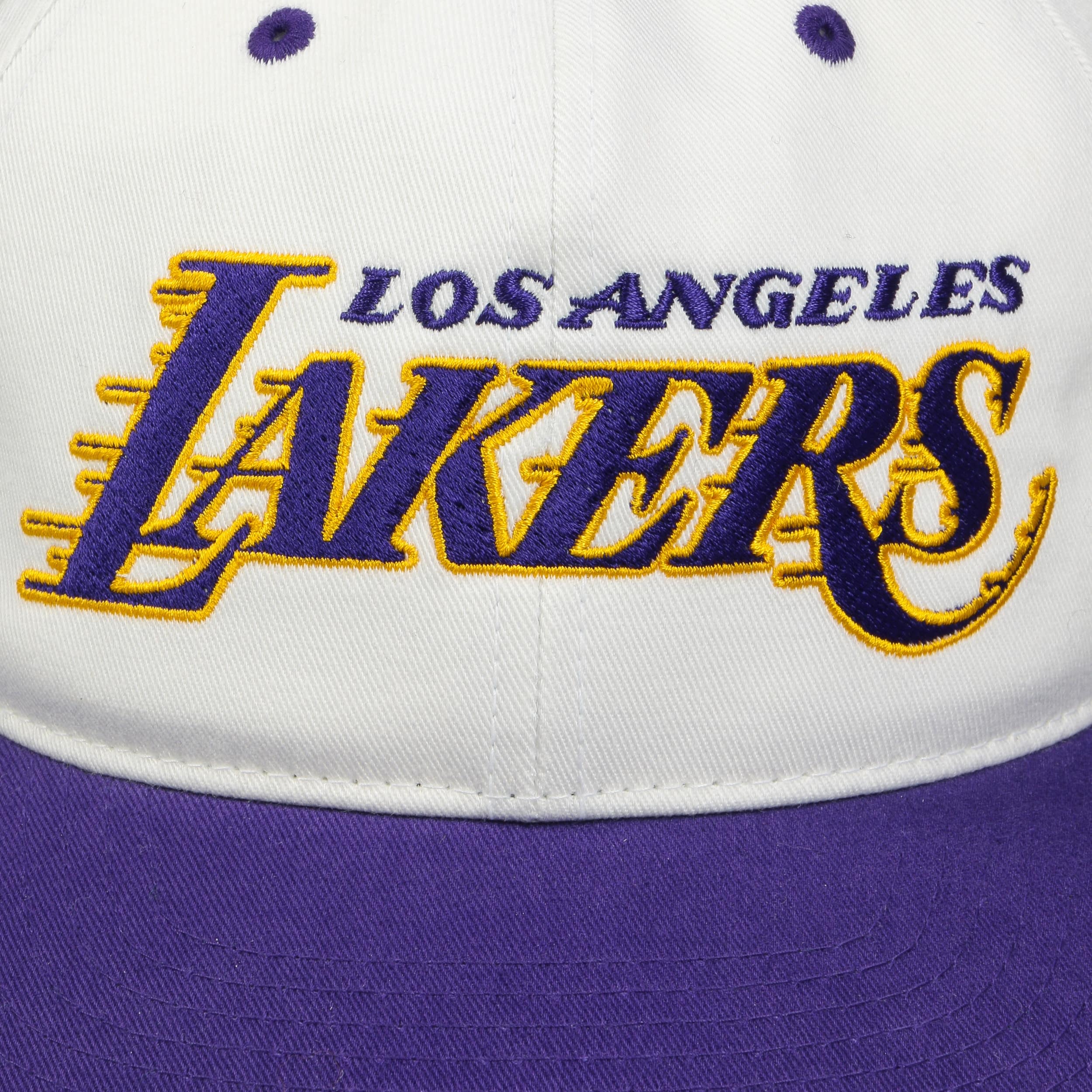 Throwback Snapback Lakers Cap by Mitchell & Ness