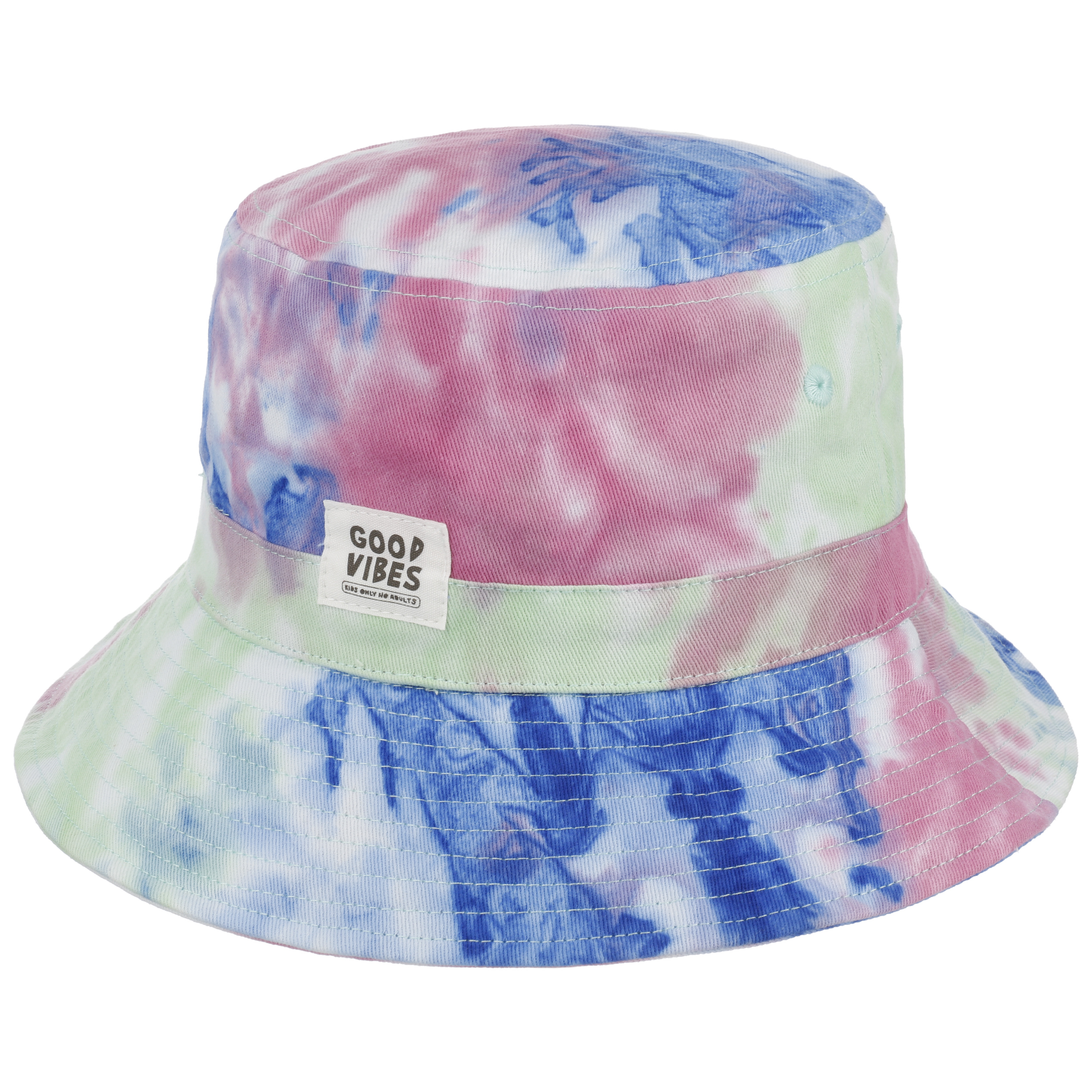 Custom Bucket Hats for Kids | Little Chicken Kids L/XL - Age 8- 12 / Pastel Multi Tie Dye