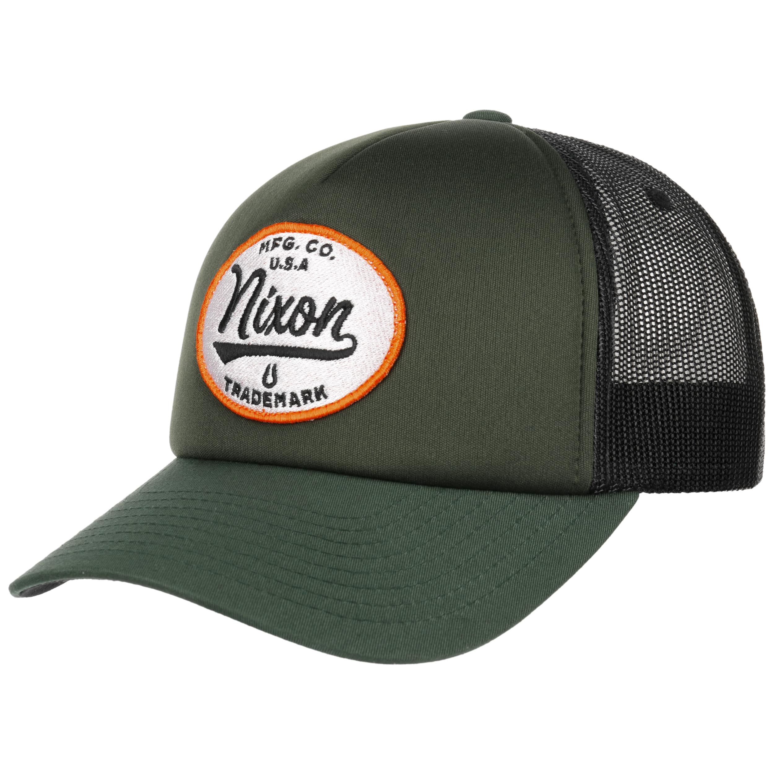 Nixon Hat Nixon Tioga Trucker Cap Brown/White - La La Land Store  Embroidered Trucker Cap Classic Design