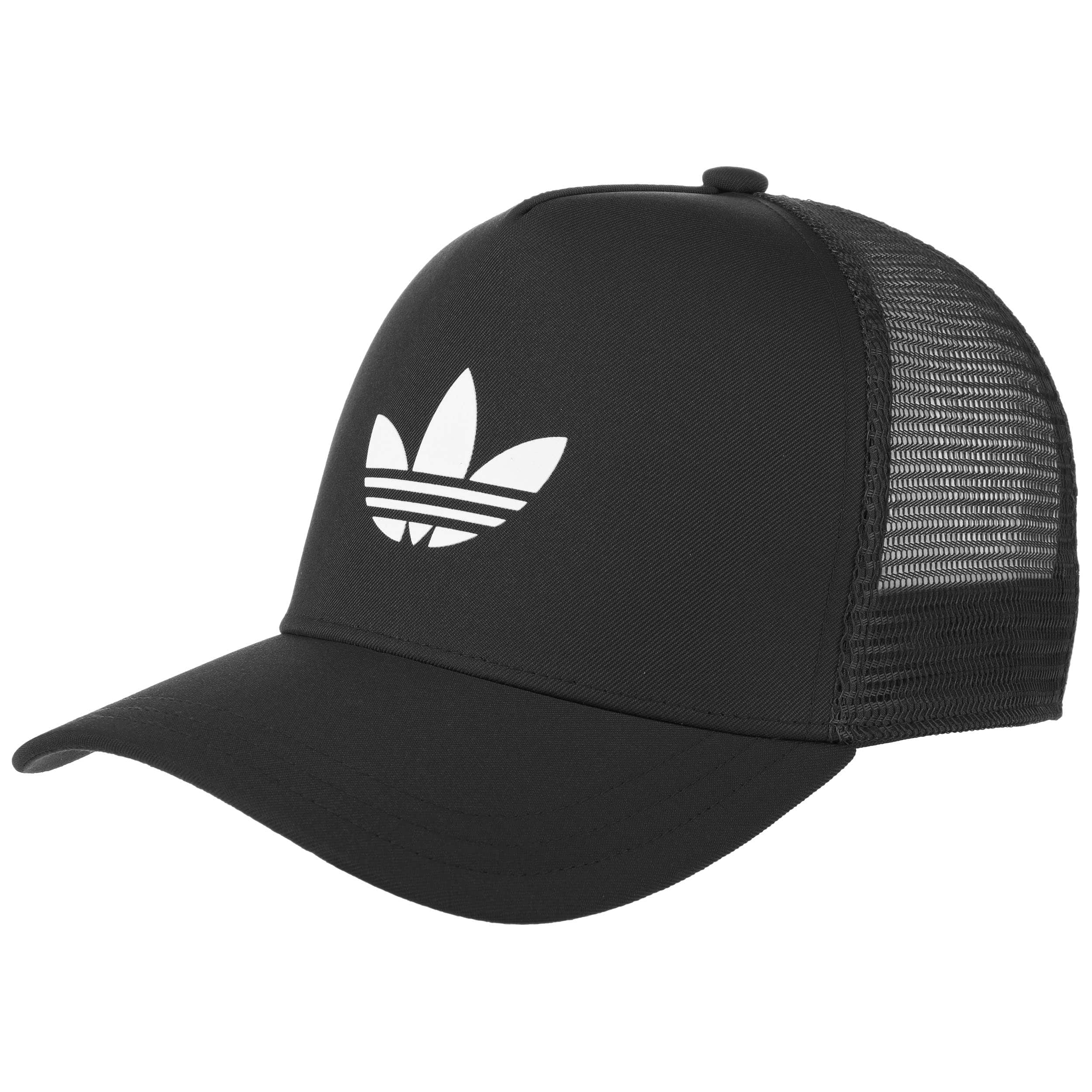 adidas trefoil trucker hat