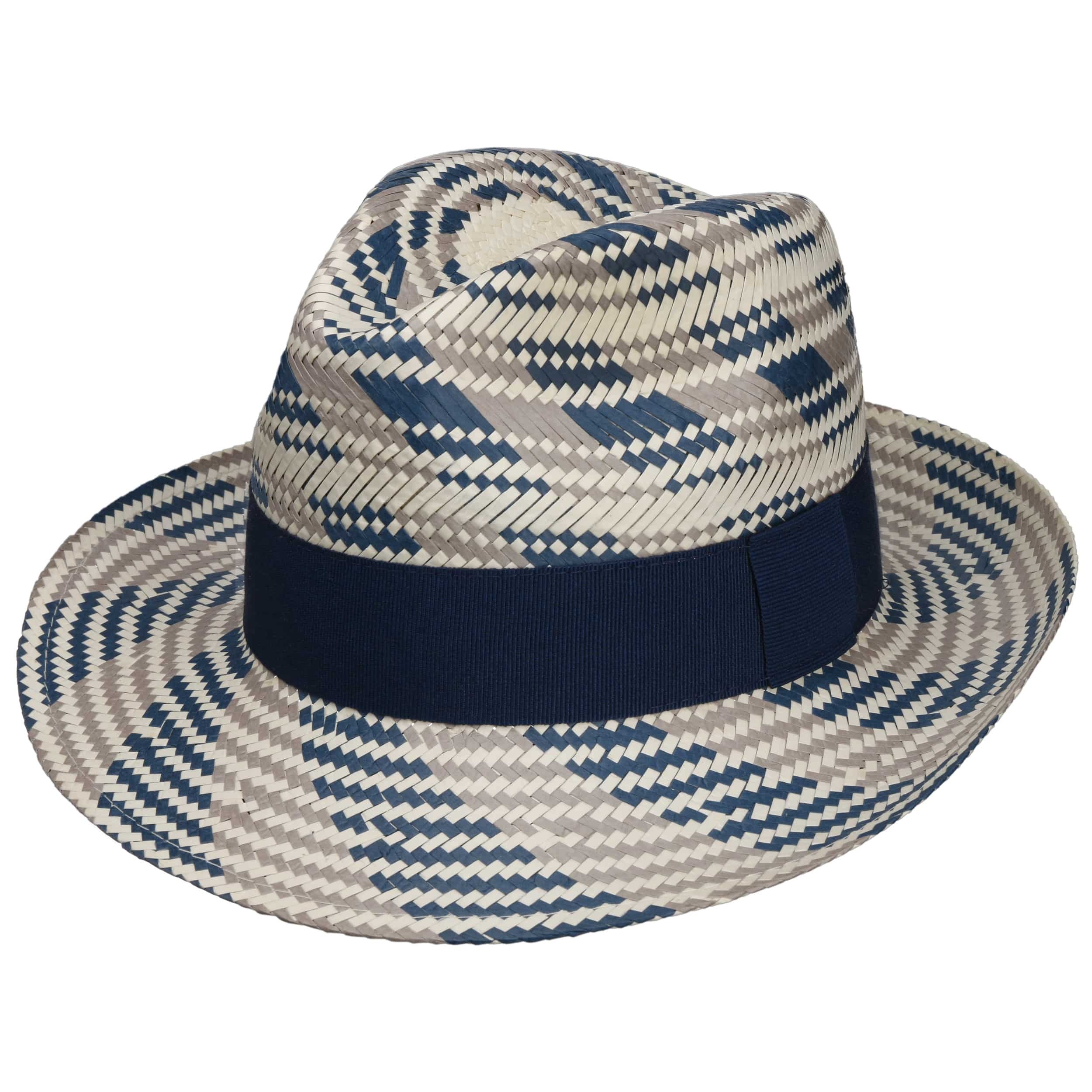 Tricolour Fedora Straw Hat by Lipodo 42,95