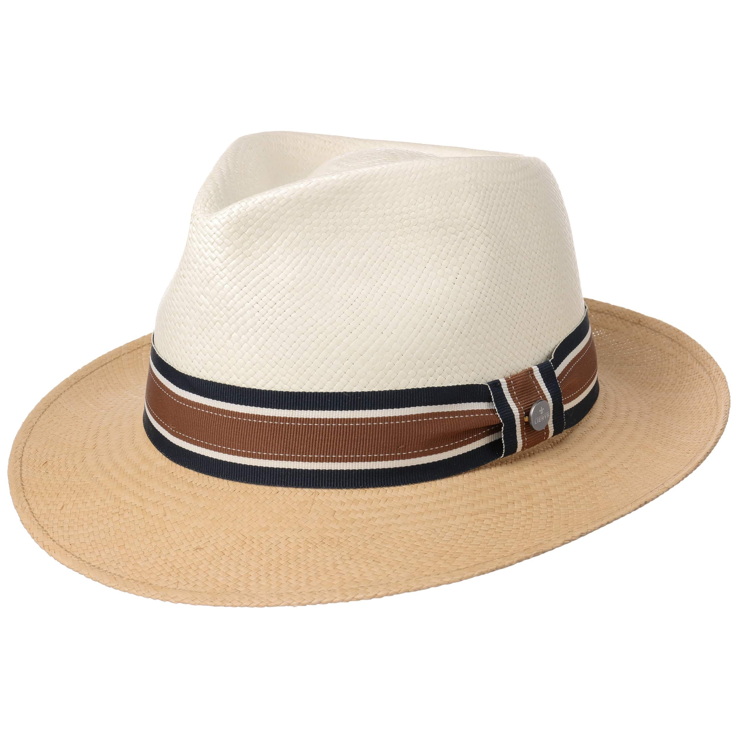 two tone panama hat