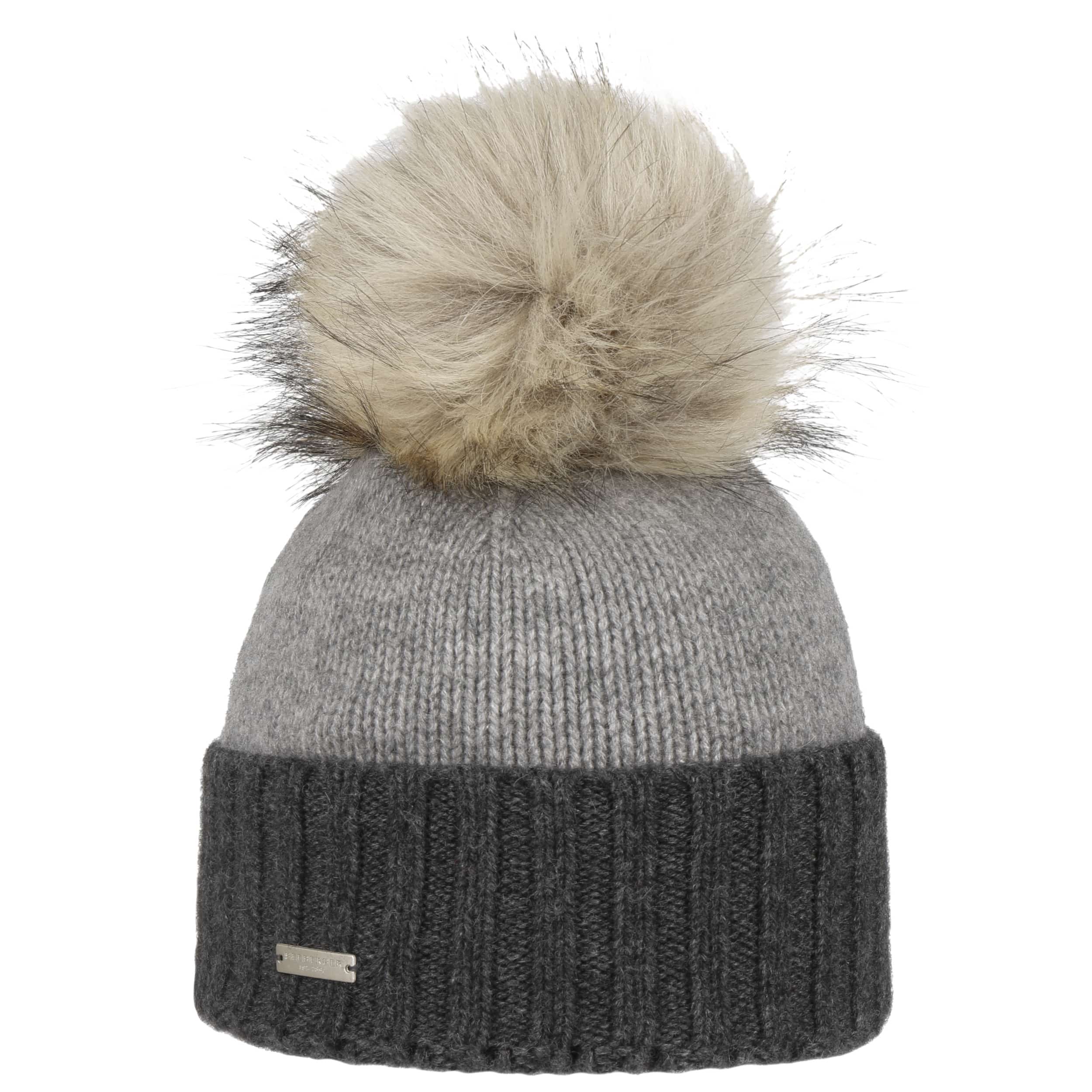 Twotone Cashmere Bobble Hat by Seeberger 113,95